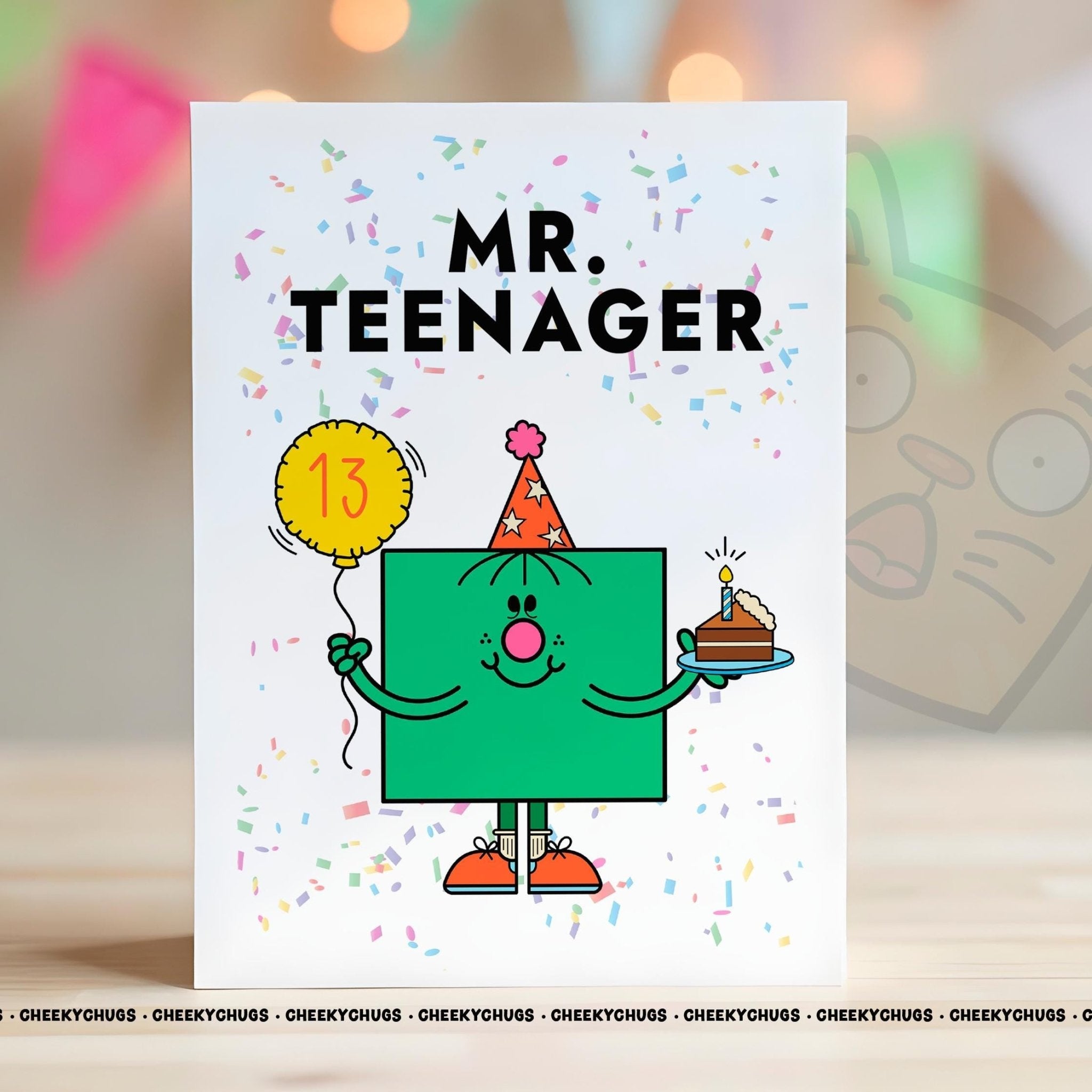 13th Birthday Card For Him Boys Men Novelty Mr TEENAGER Card Ideas For Friend Family Brother Son Grandson Birthday 13th Thirteen CHUGS - 0177 - CheekyChugs