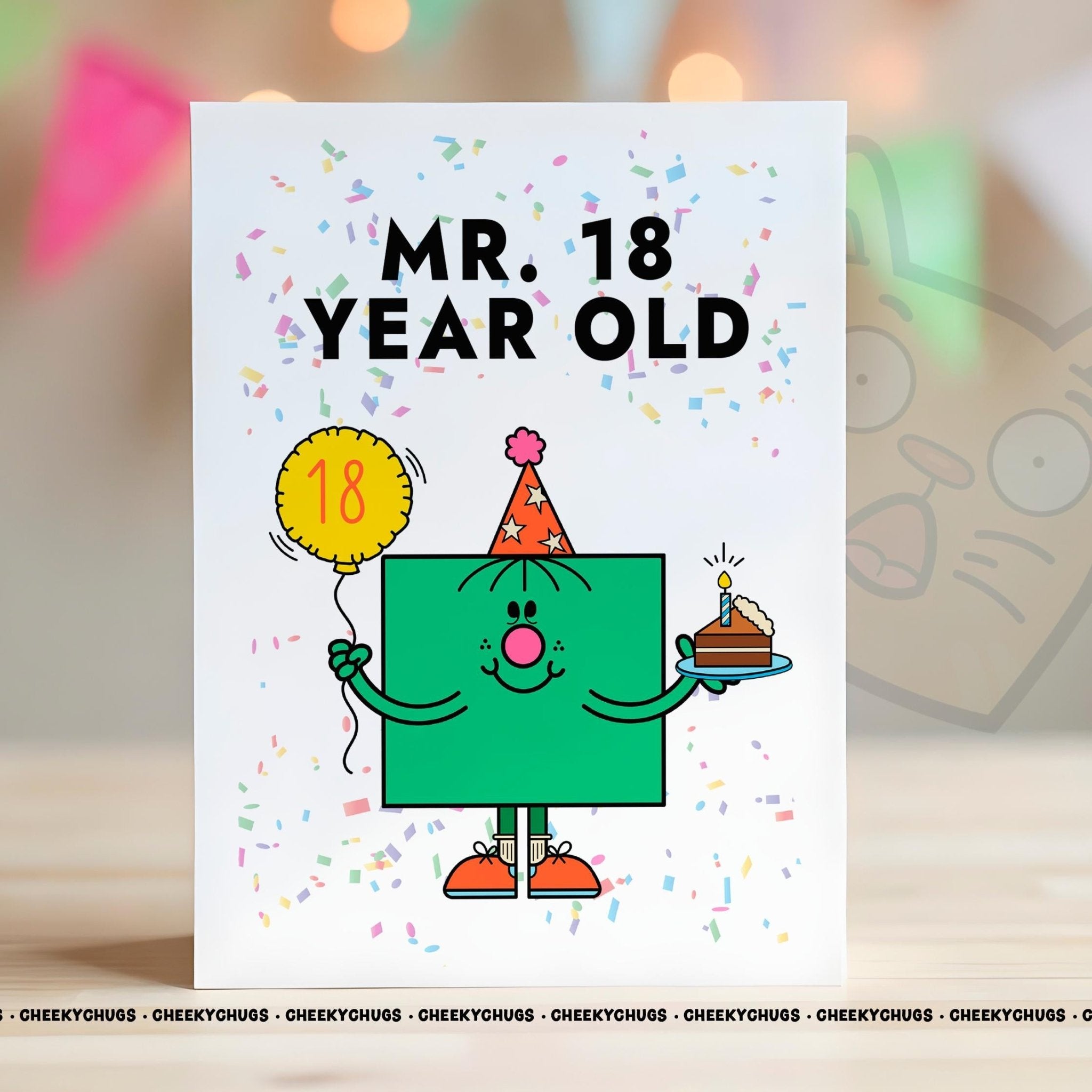 18th Birthday Card For Him Men Novelty Mr 18 YEAR Old Card Ideas For Friend Family Brother Son Birthday 18th Eighteen CHUGS - 0166 - CheekyChugs