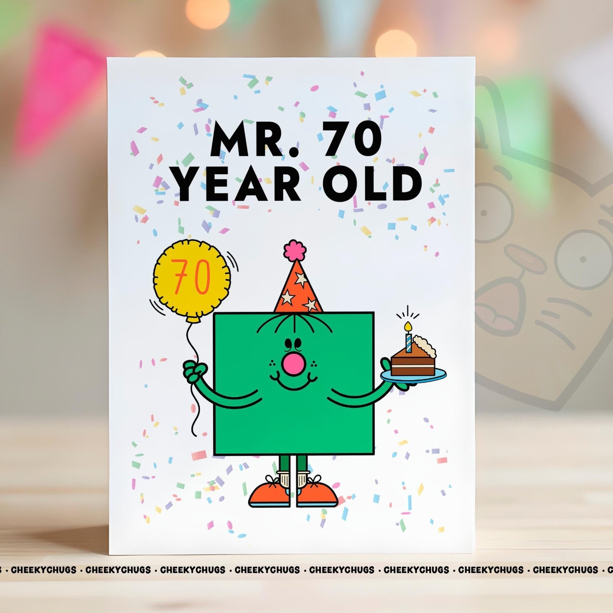 70th Birthday Card For Him Men Novelty Mr 70 YEAR Old Card Ideas For Friend Family Brother Dad Husband Son Birthday 70th Seventy CHUGS - 0171 - CheekyChugs