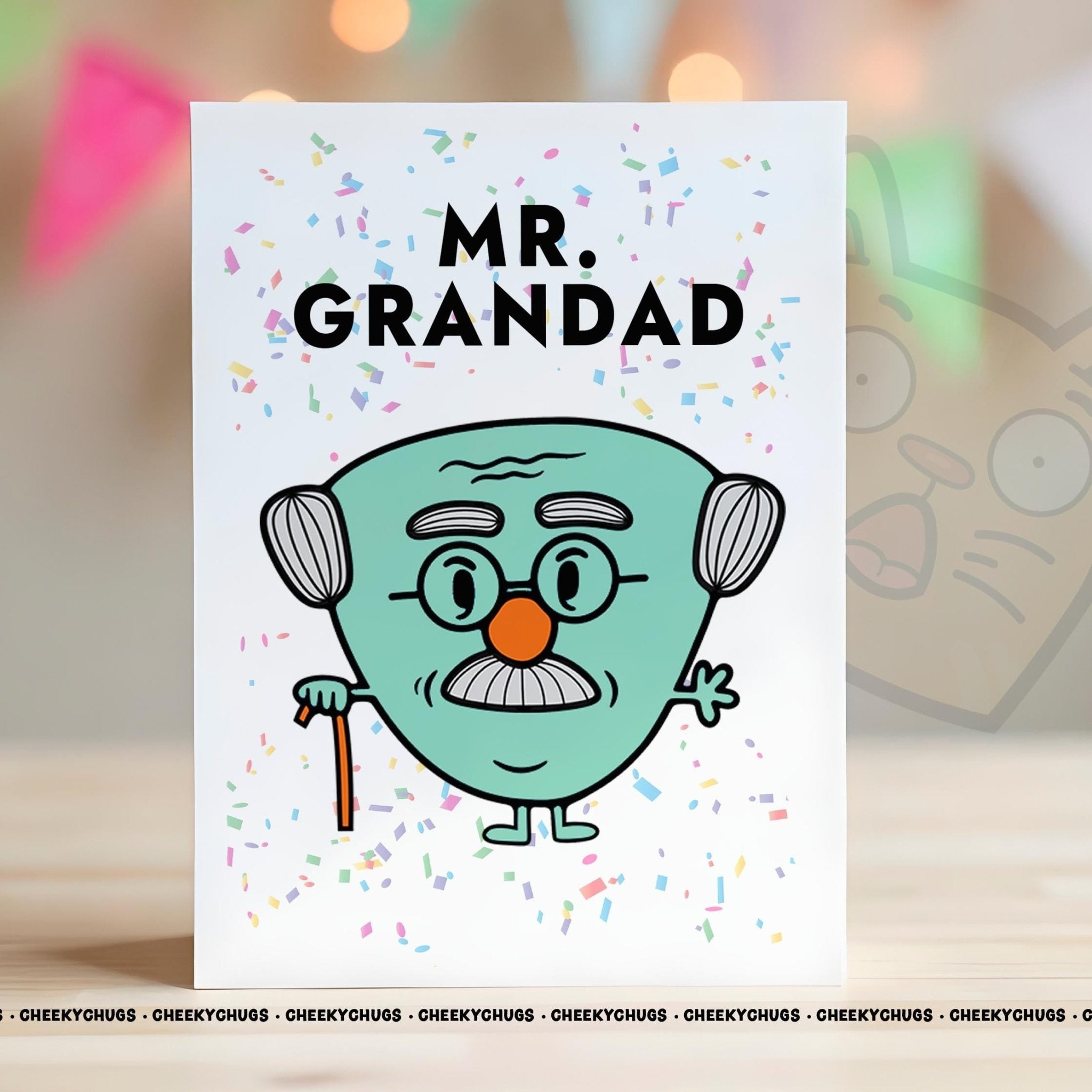 Card For Grandad Mr GRANDAD Greeting Card For Birthday Him Men Grandpa From Children Family Father's Day Man - CHUGS - 0180 - CheekyChugs
