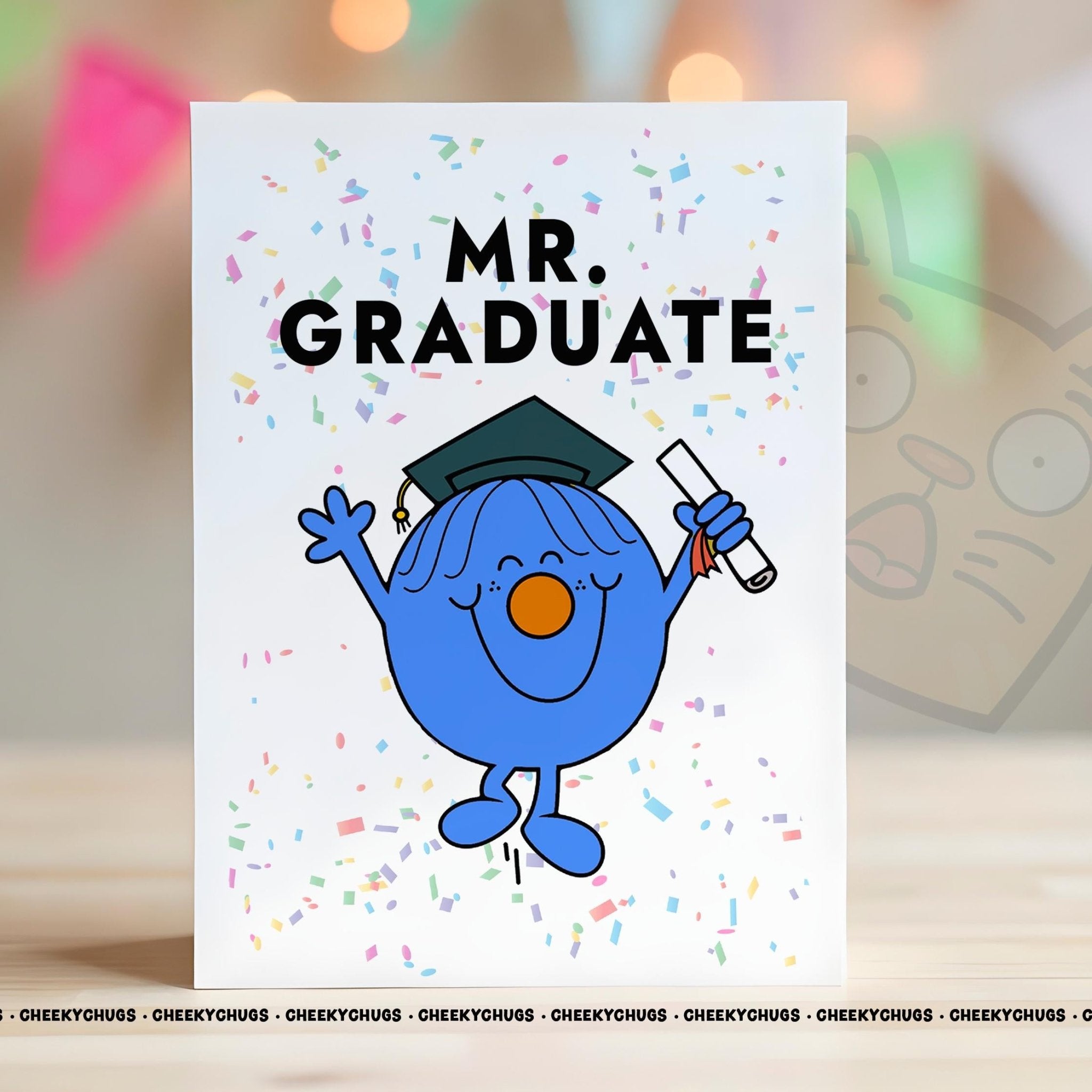 Graduation Card For Him Mr GRADUATE Greeting Card For Him Men Friend Family Graduate Passed Well Done Cards University Man - CHUGS - 0179 - CheekyChugs