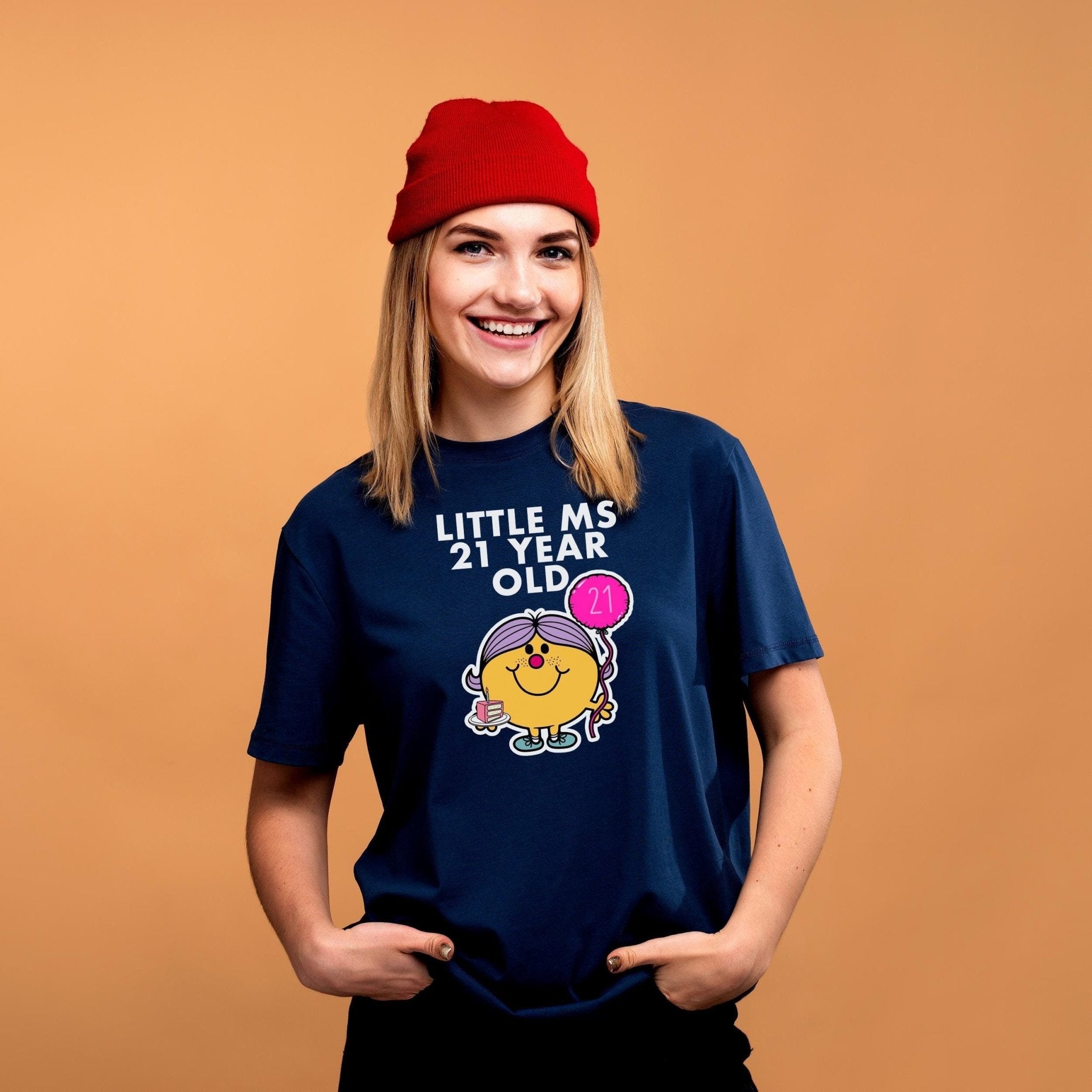 Novelty LITTLE Ms 21 YEAR OLD T-Shirt Tee Funny Gift Unisex Women's Gifts Secret Santa Present Miss Birthday Christmas S, M, L, Xl Sizing - CheekyChugs