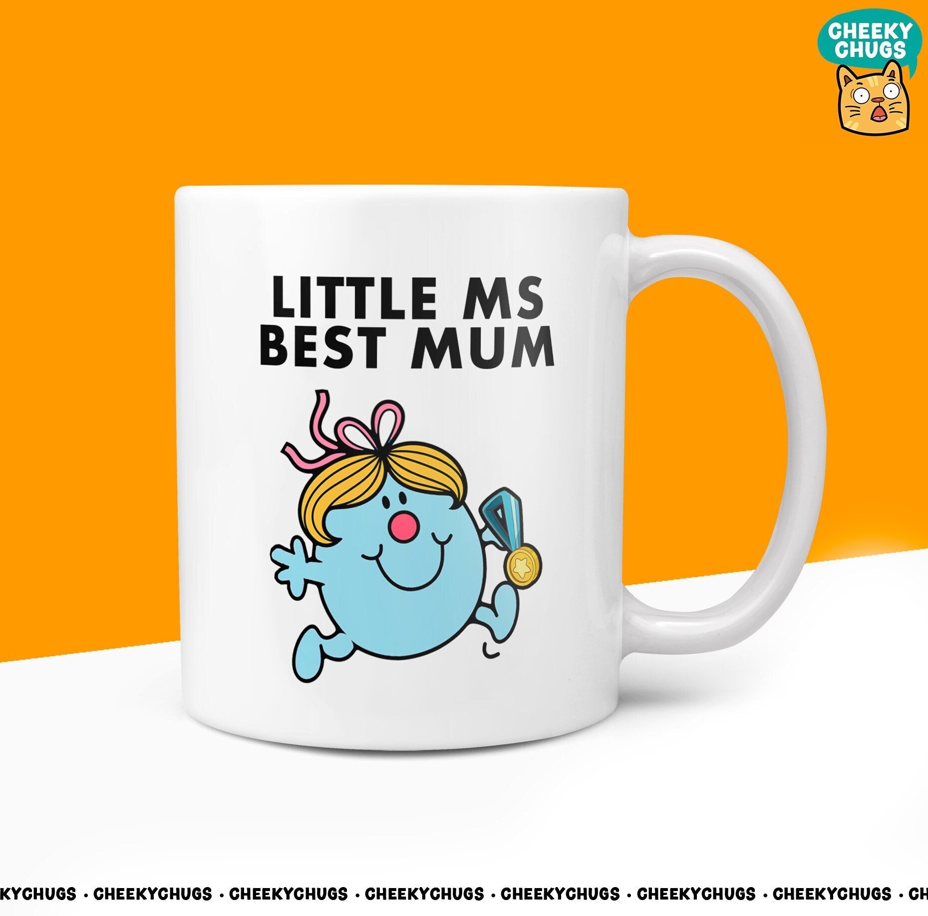 Novelty Little MS BEST MUM 10oz Coffee Mug - Funny Miss Mothers Day Ideas Female Cup For Christmas Birthday Gift Present Friend Coffee Mugs - CheekyChugs
