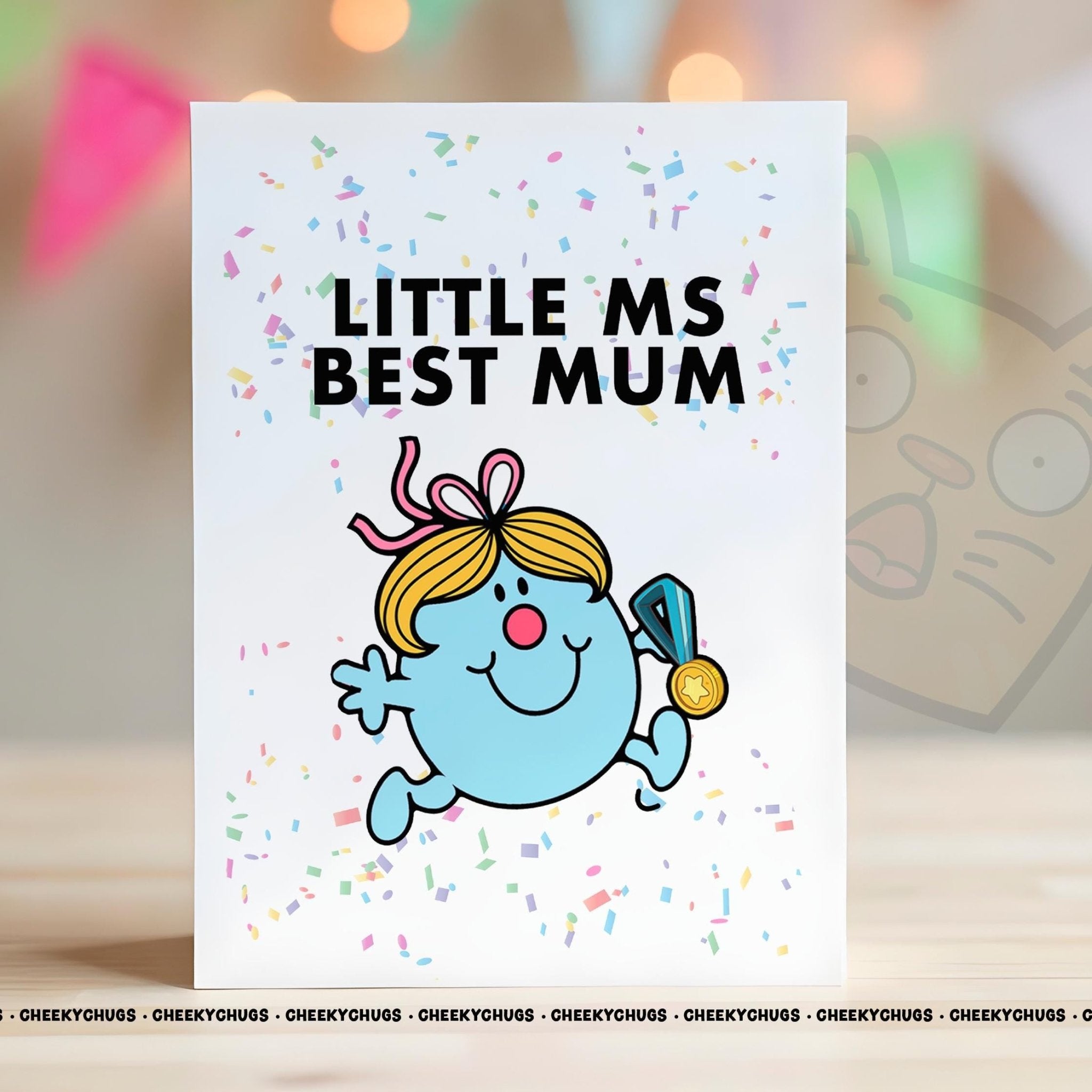 Novelty Little Ms BEST MUM Greeting Card For Her Miss Friend Family Mum Mothers Day Christmas Birthday 30th 40th 50th 60th - CHUGS - 106 - CheekyChugs