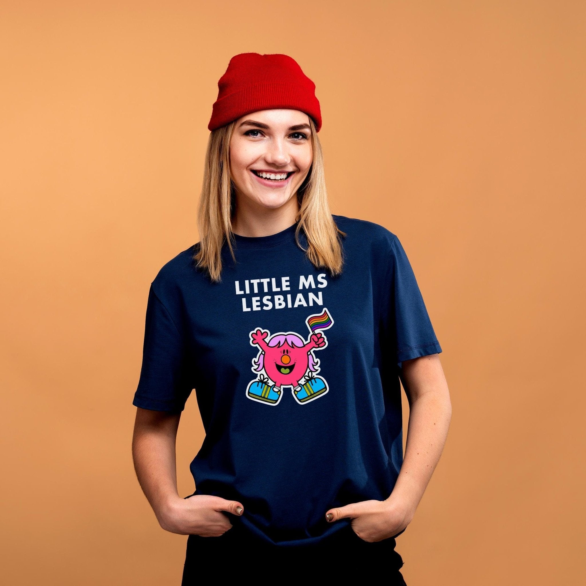 Novelty LITTLE MS LESBIAN T-Shirt Tee Funny Gift Unisex Women's Gifts Secret Santa Present Miss Birthday Christmas S, M, L, Xl Sizing - CheekyChugs