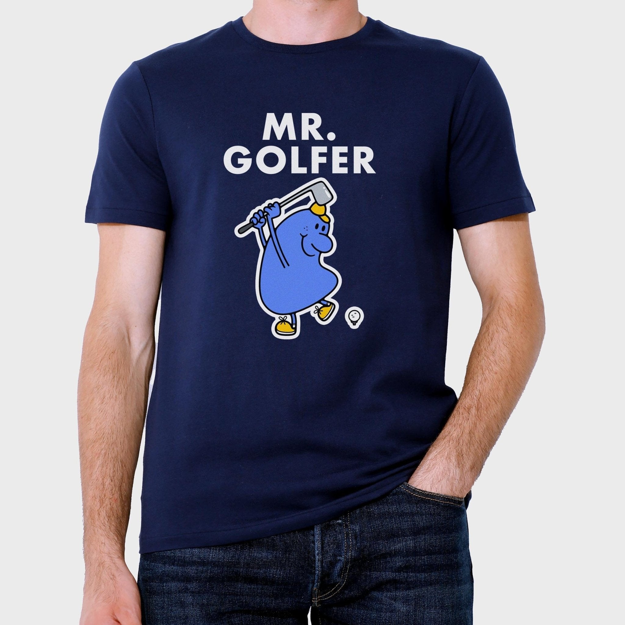 Novelty MR GOLFER T-Shirt Tee Funny Gift Unisex Mens Gifts Secret Santa Present Men Dad T Shirt Golf Birthday Christmas S, M, L, XL Sizing - CheekyChugs