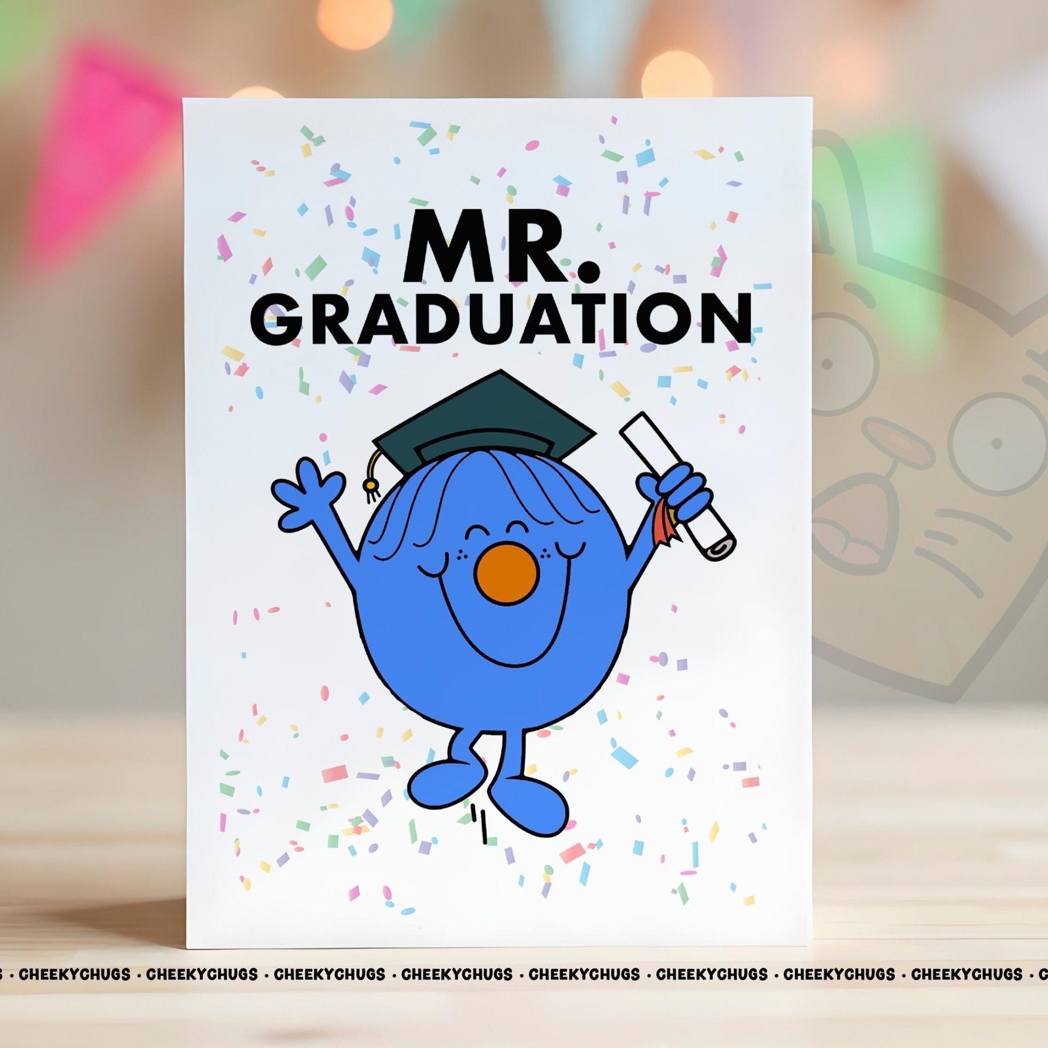 Novelty Mr GRADUATION Greeting Card For Him Men Friend Family Graduate Passed Well Done Cards University Man - CRD - CHUGS - 045 - CheekyChugs