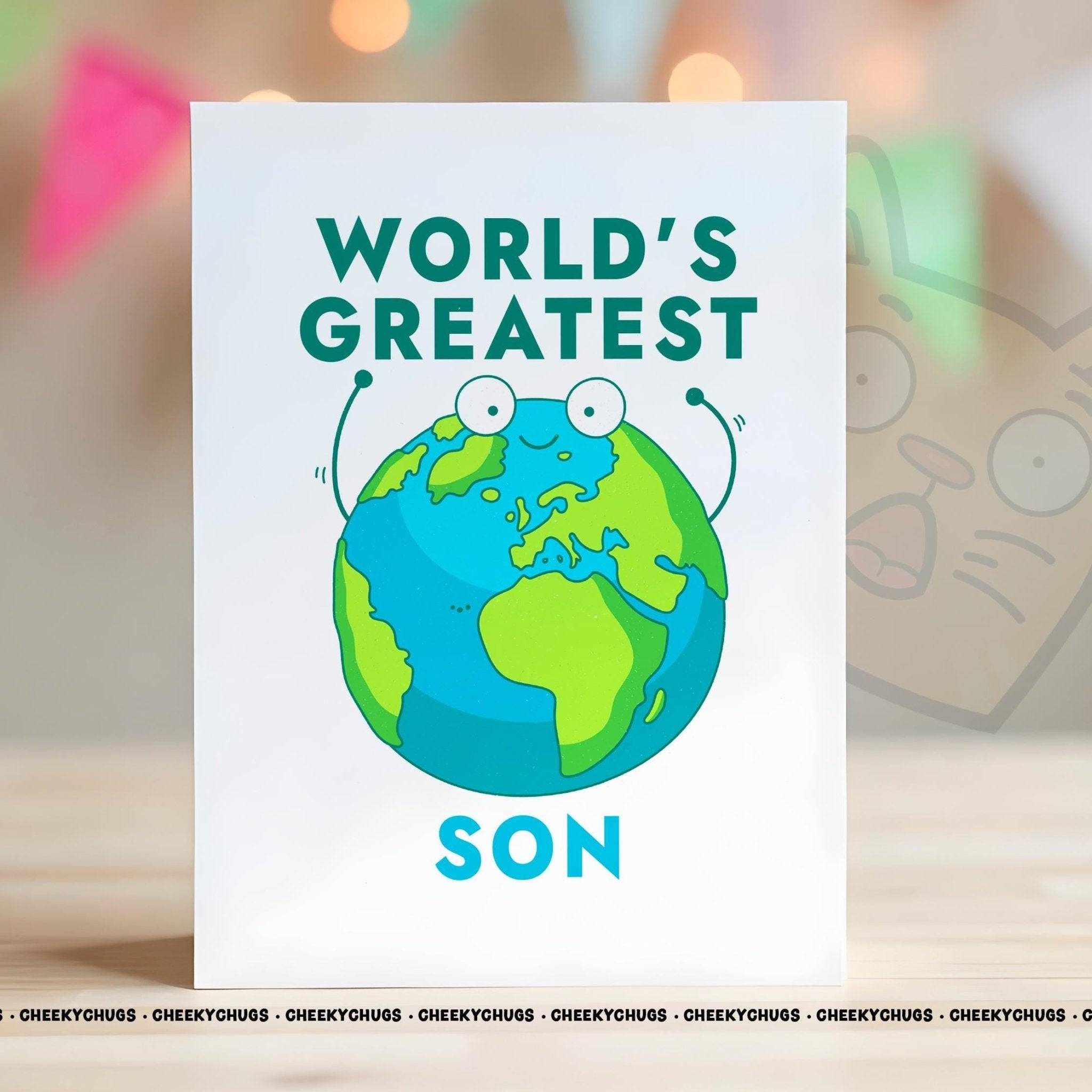 WORLD'S GREATEST SON Birthday Greeting Card For Him Men Children Novelty Teenager Card Ideas 0199 - CheekyChugs