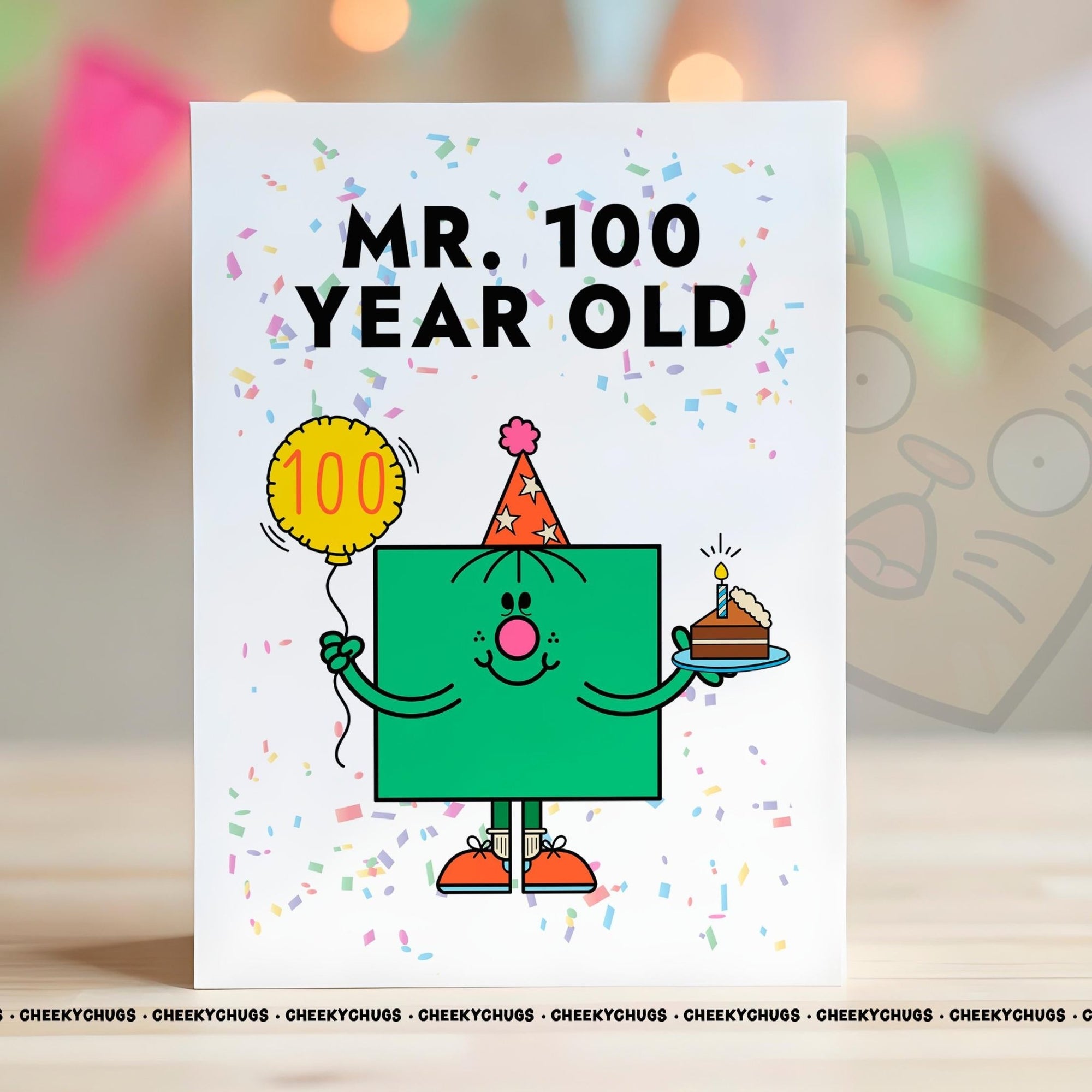 100th Birthday Card For Him Men Novelty Mr 100 YEAR Old Card Ideas For Friend Family Brother Dad Husband Birthday 100th Hundred CHUGS - 0174 - CheekyChugs