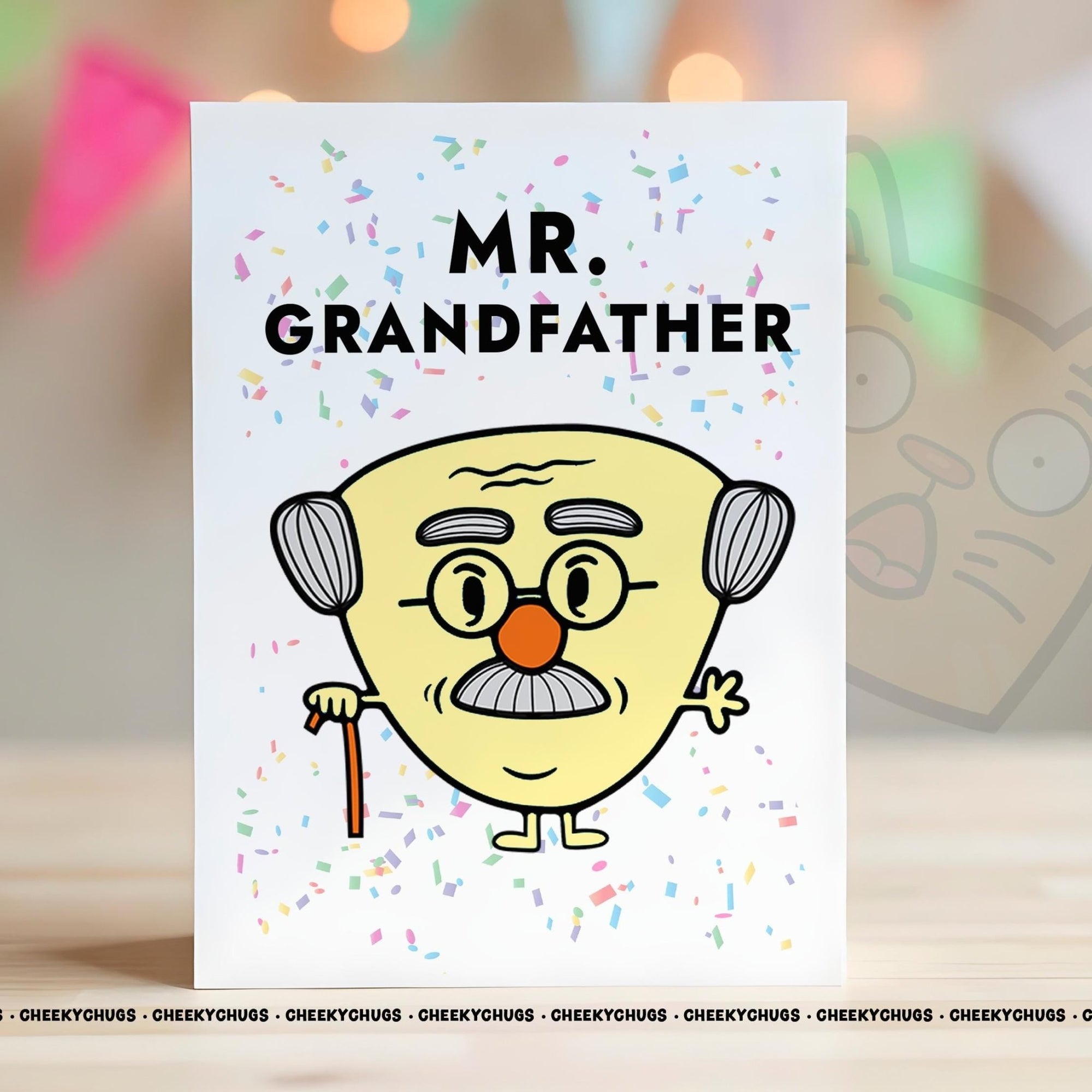 Card For Grandad Mr GRANDFATHER Greeting Card For Birthday Him Men Grandpa From Children Family Father's Day Man - CHUGS - 0183 - CheekyChugs