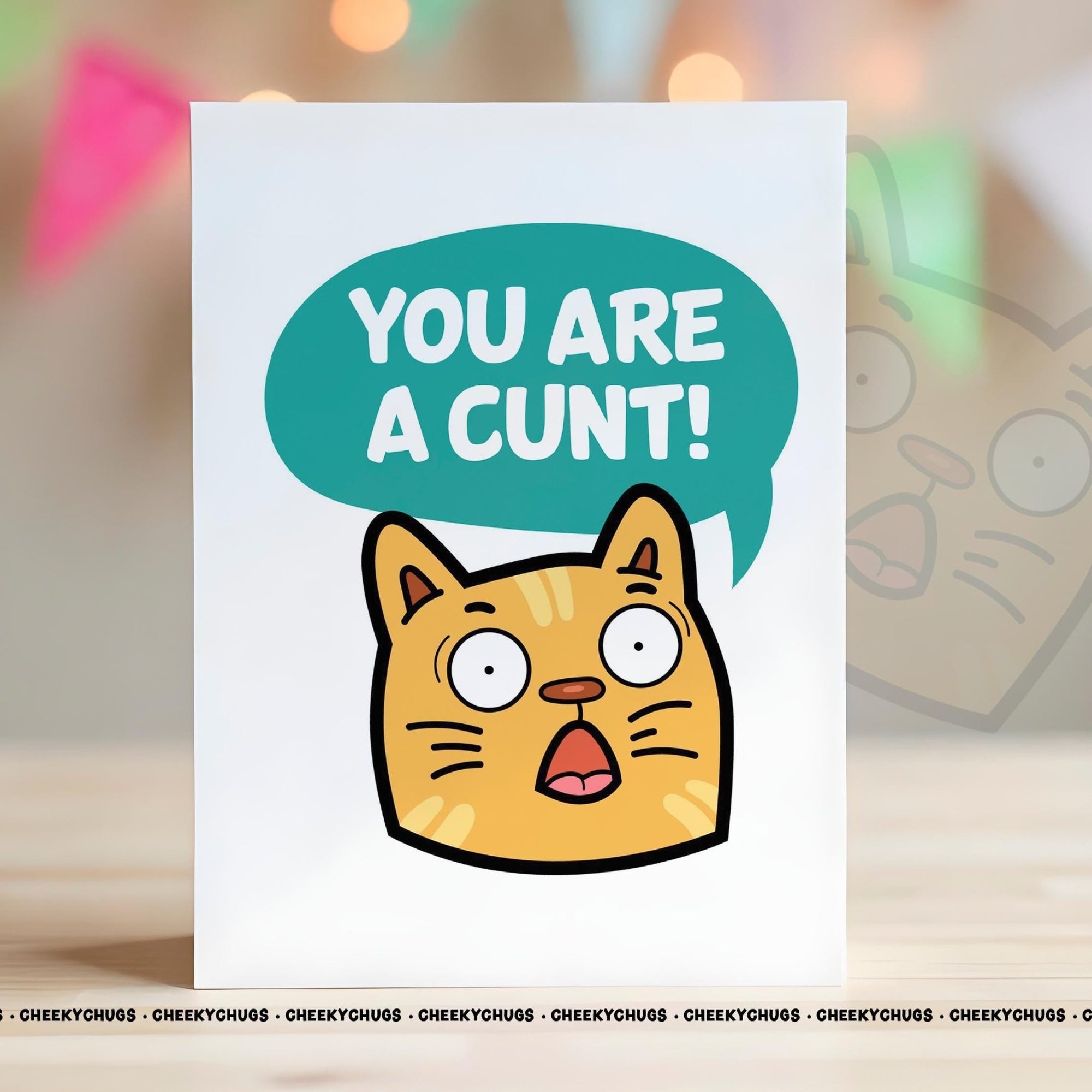 Funny You Are A CUNT Greetings Card For Birthday Leaving Work Friend Idea Cards For 18th, 21st, 30th, 40th, 50th, 60th Him Her CRD - CHUGS - 001 - CheekyChugs