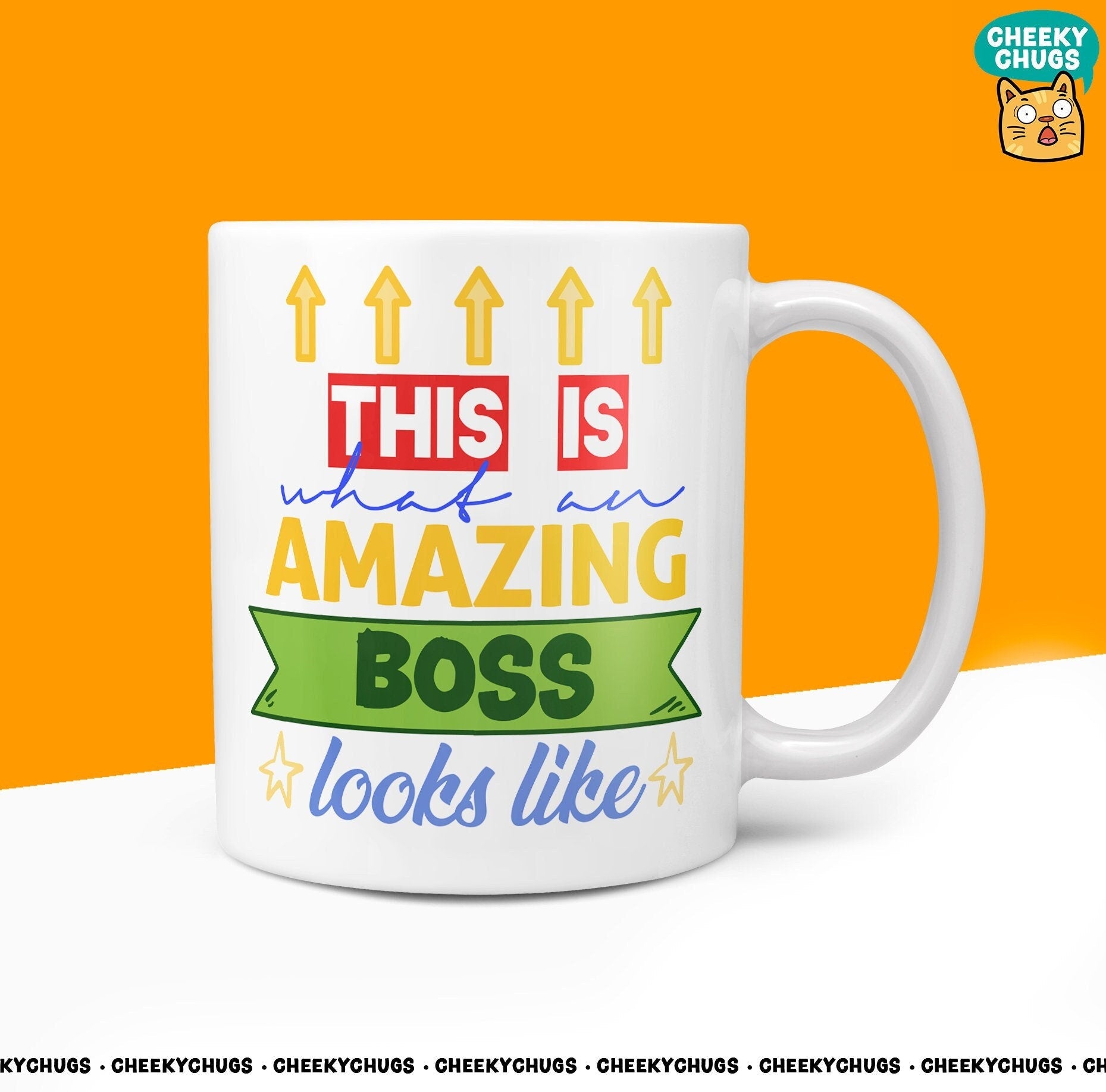 Gift Mug For BOSS - This Is What An Amazing BOSS Looks Like Gifts Ideas For Him Her Manager Novelty 10oz Coffee Tea Mug - CheekyChugs