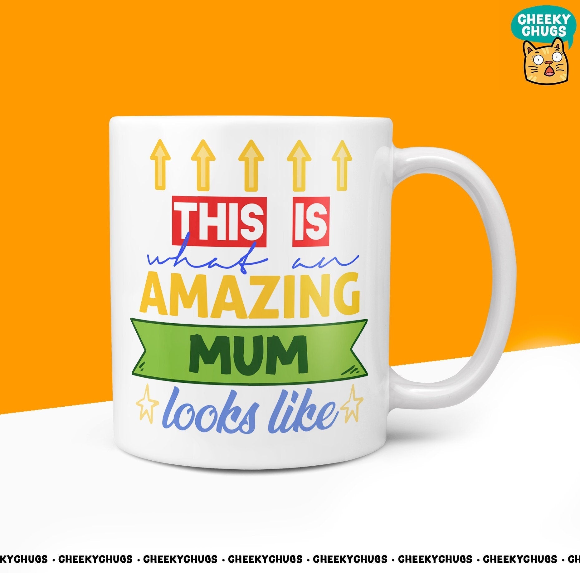 Gift Mug For MUM - This Is What An Amazing MUM Looks Like Gifts Ideas For Him Her Cook Novelty 10oz Coffee Tea Mug - CheekyChugs