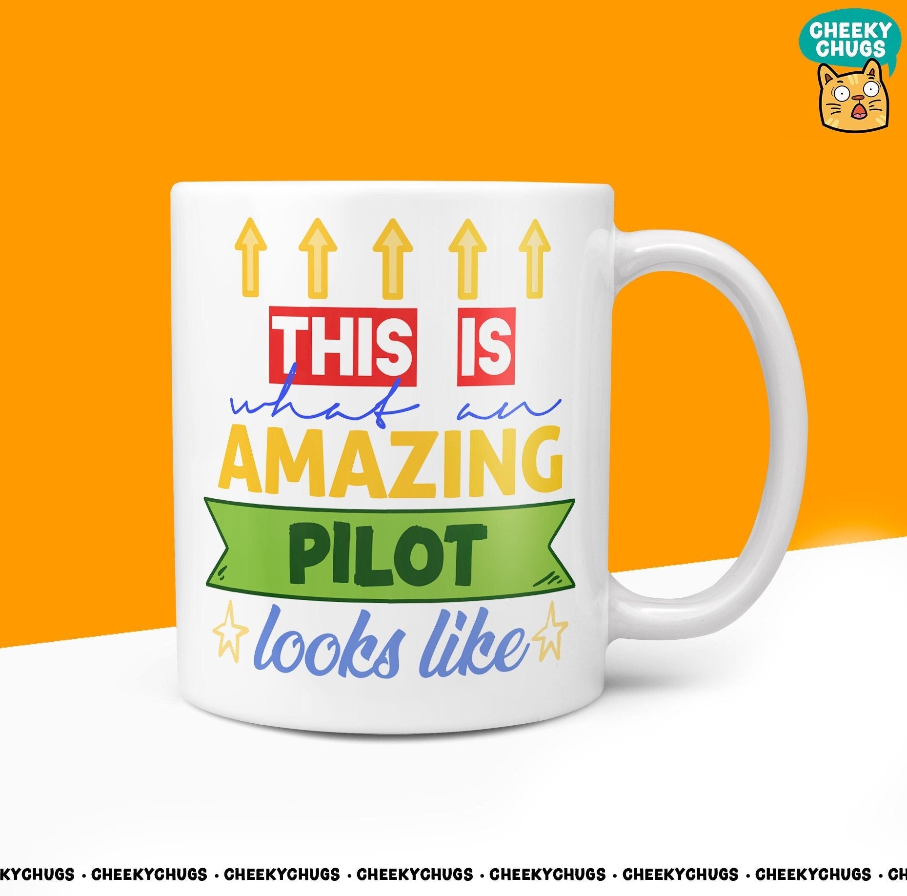 Gift Mug For PILOT - This Is What An Amazing PILOT Looks Like Gifts Ideas For Him Her Cook Novelty 10oz Coffee Tea Mug - CheekyChugs