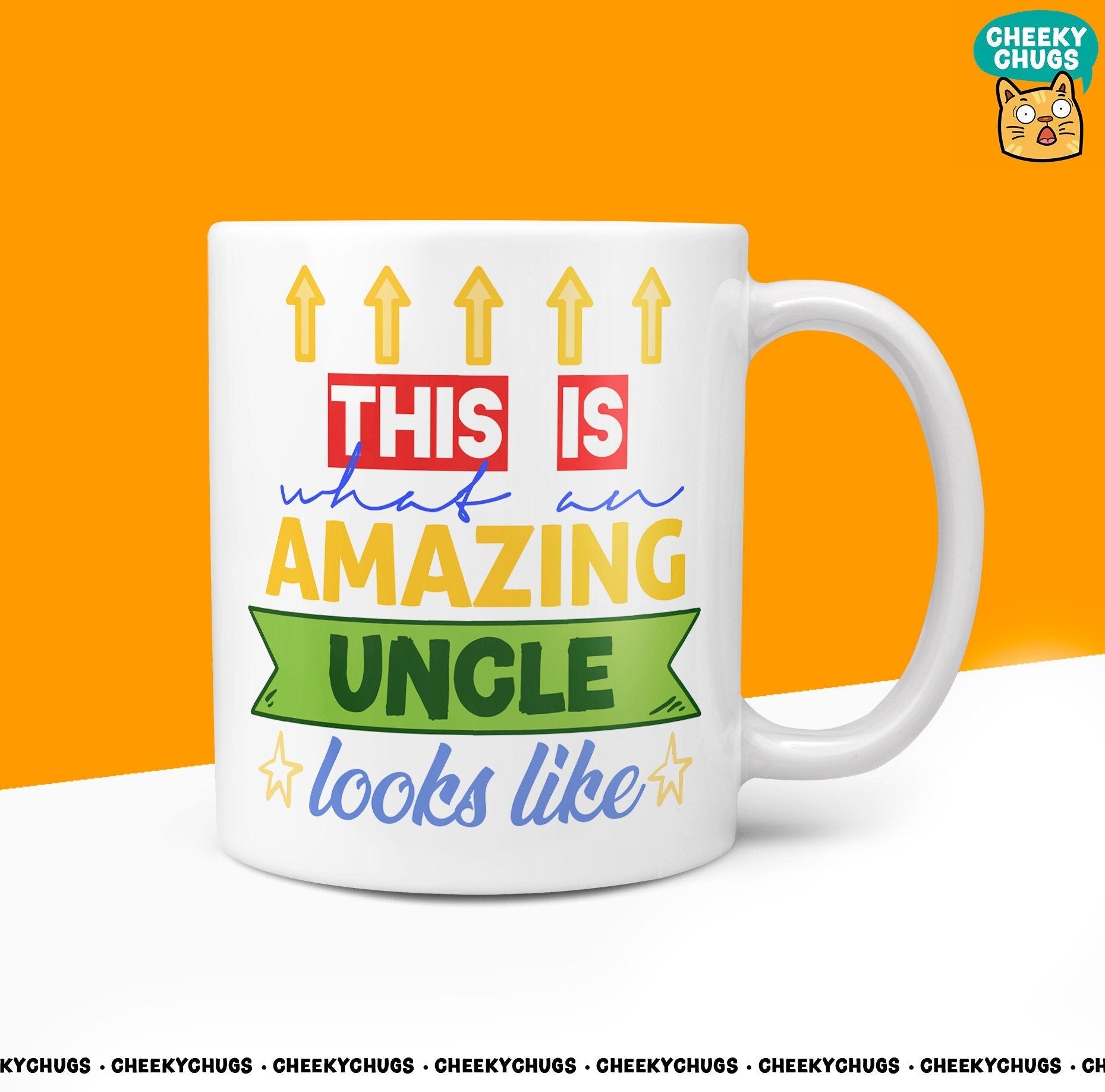 Gift Mug For UNCLE - This Is What An Amazing UNCLE Looks Like Gifts Ideas For Him Her Cook Novelty 10oz Coffee Tea Mug - CheekyChugs