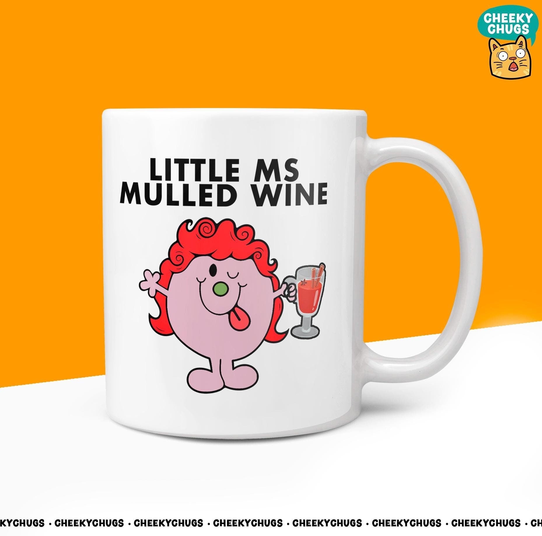 Little MS MULLED WINE Drinker Friend Office Bestie Birthday Christmas Gift For Miss Her Novelty Gifts 10oz Coffee Tea Mug - CheekyChugs