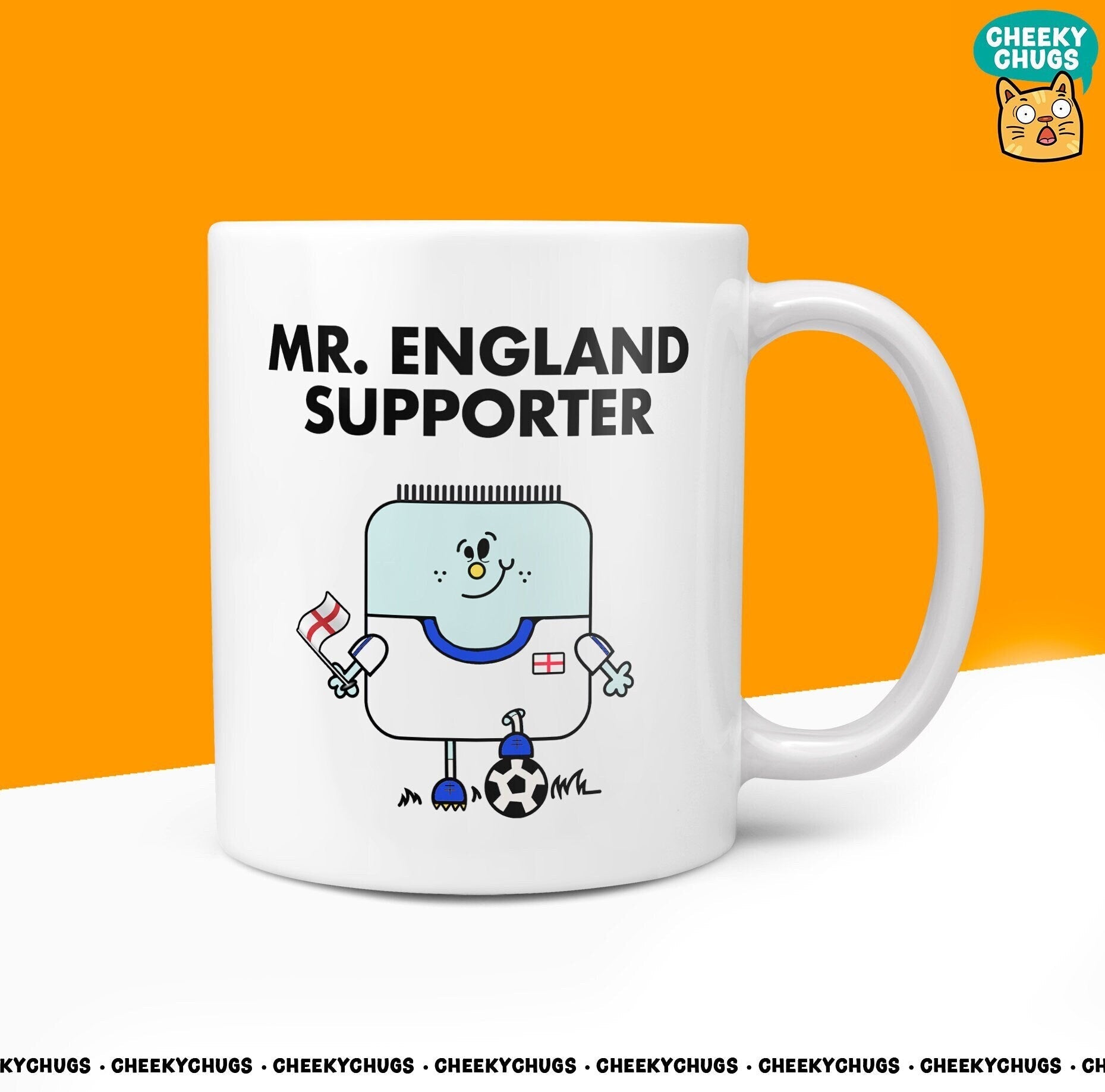 Novelty Little MR ENGLAND SUPPORTER Mug Funny Men Mens Boys Gift Secret Santa Present Unique Rude Ceramic Novelty Birthday Christmas - CheekyChugs