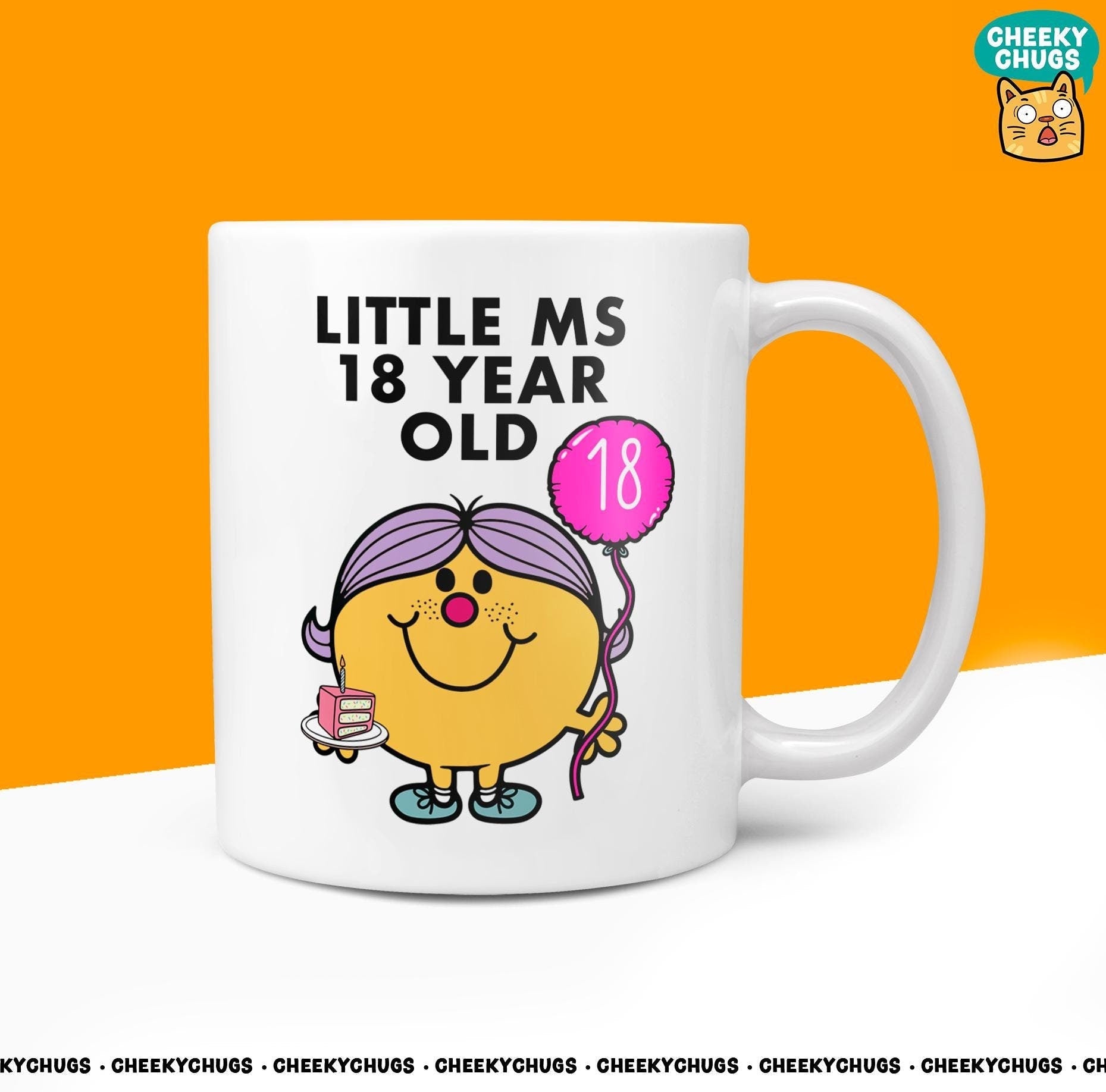 Novelty Little Ms 18 YEAR OLD Mug Funny Womens Miss Ladies Gift Secret Santa Present Unique Rude Ceramic Novelty Birthday Christmas 10oz - CheekyChugs
