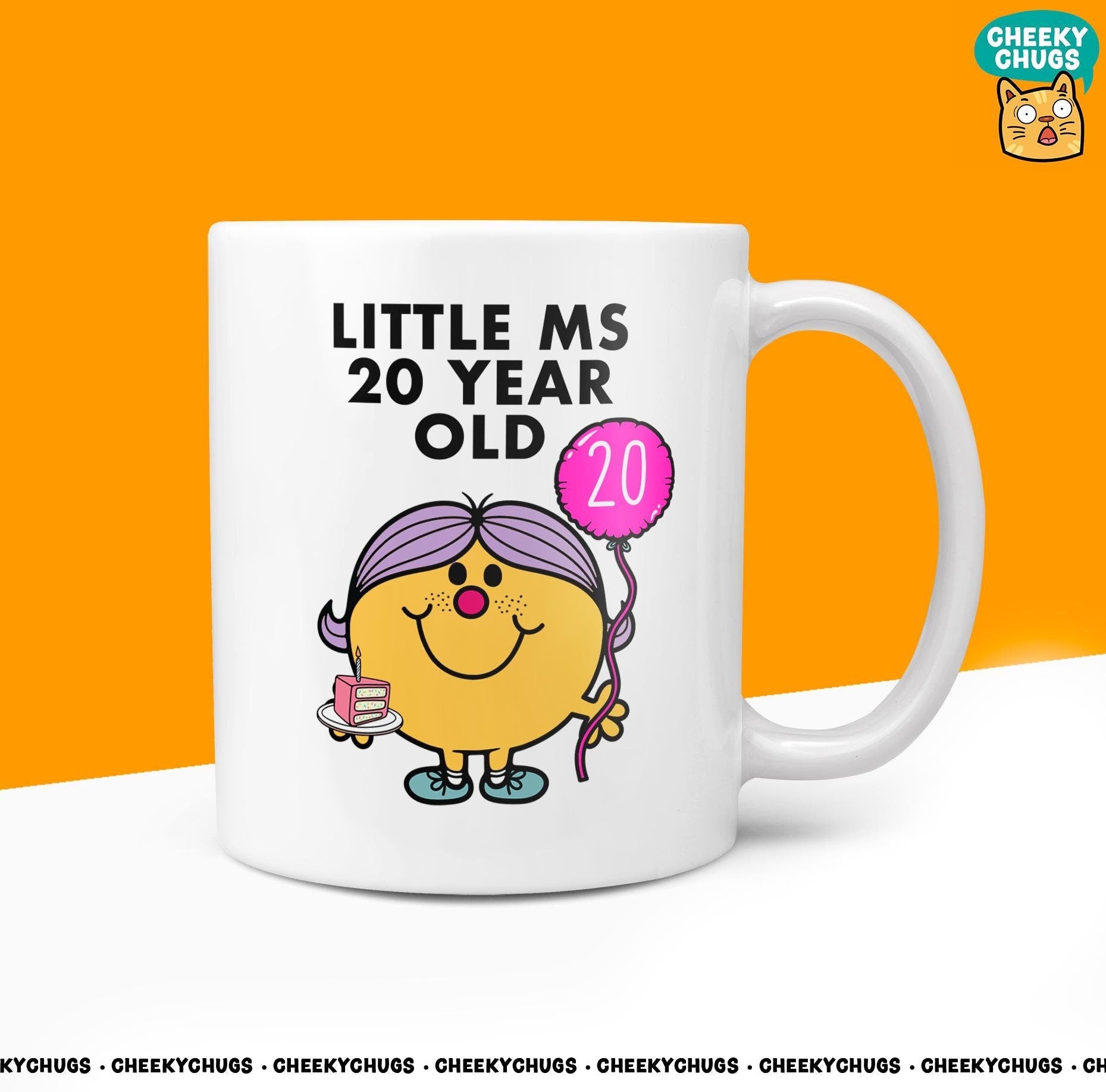 Novelty Little MS 20 YEAR OLD Mug Funny Women's Miss Ladies Girls 20th Daughter Friend Gift Present Unique Ceramic Novelty BirthdayGifts - CheekyChugs
