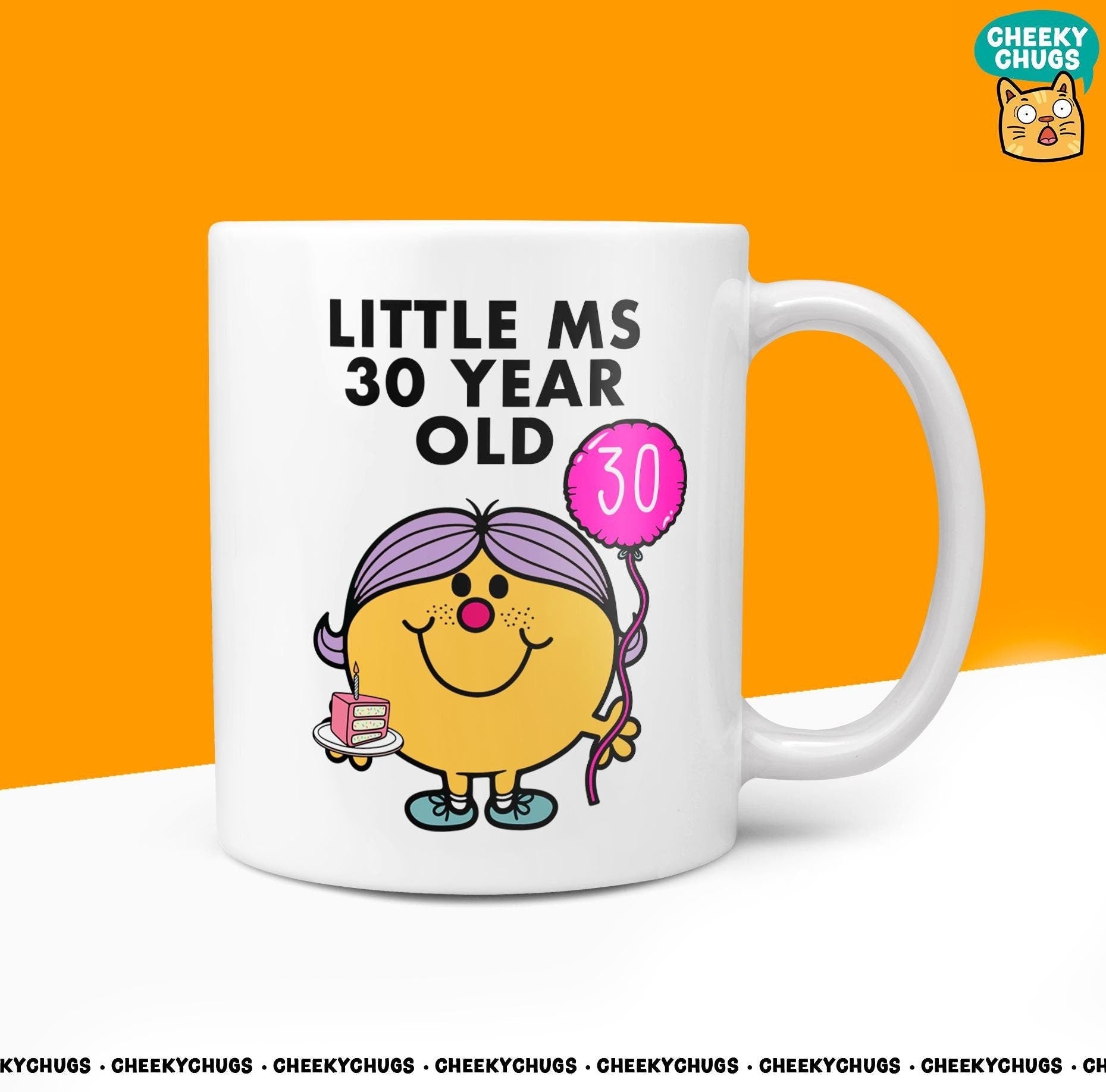 Novelty Little Ms 30 YEAR OLD Mug Funny Womens Miss Ladies Gift Secret Santa Present Unique Rude Ceramic Novelty Birthday Christmas 10oz - CheekyChugs