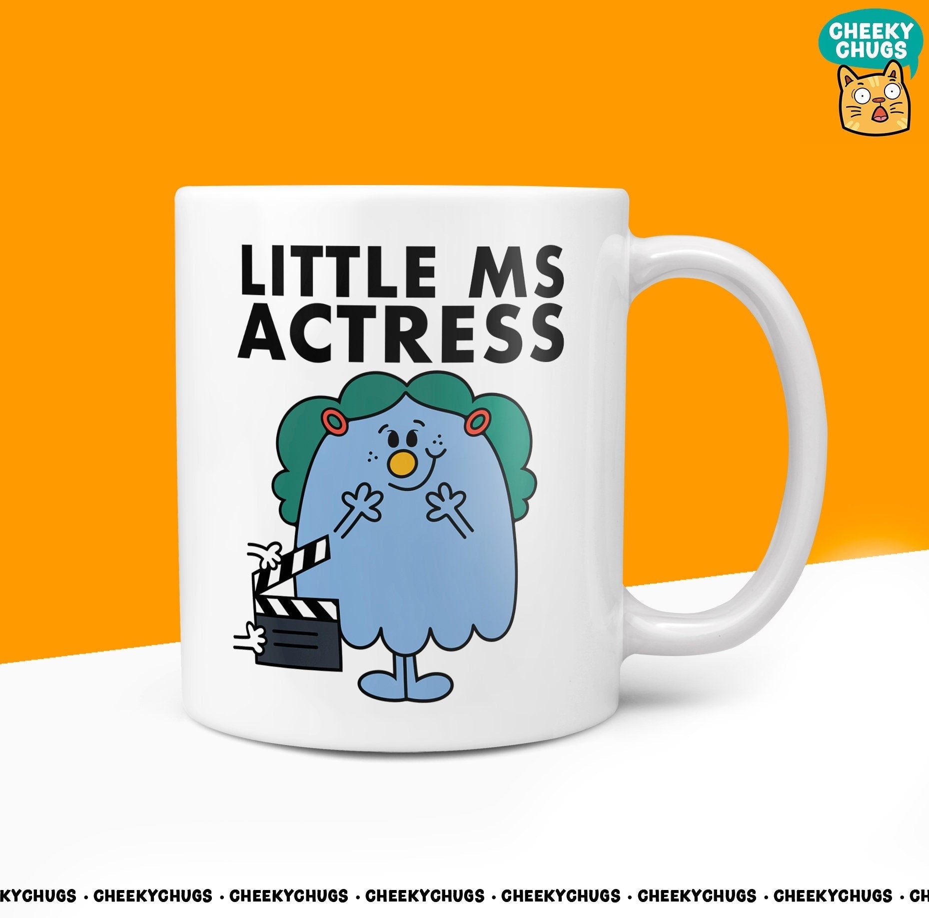 Novelty Little Ms ACTRESS Mug Funny Womens Miss Ladies Gift Secret Santa Present Unique Rude Ceramic Novelty Birthday Christmas 10oz - CheekyChugs