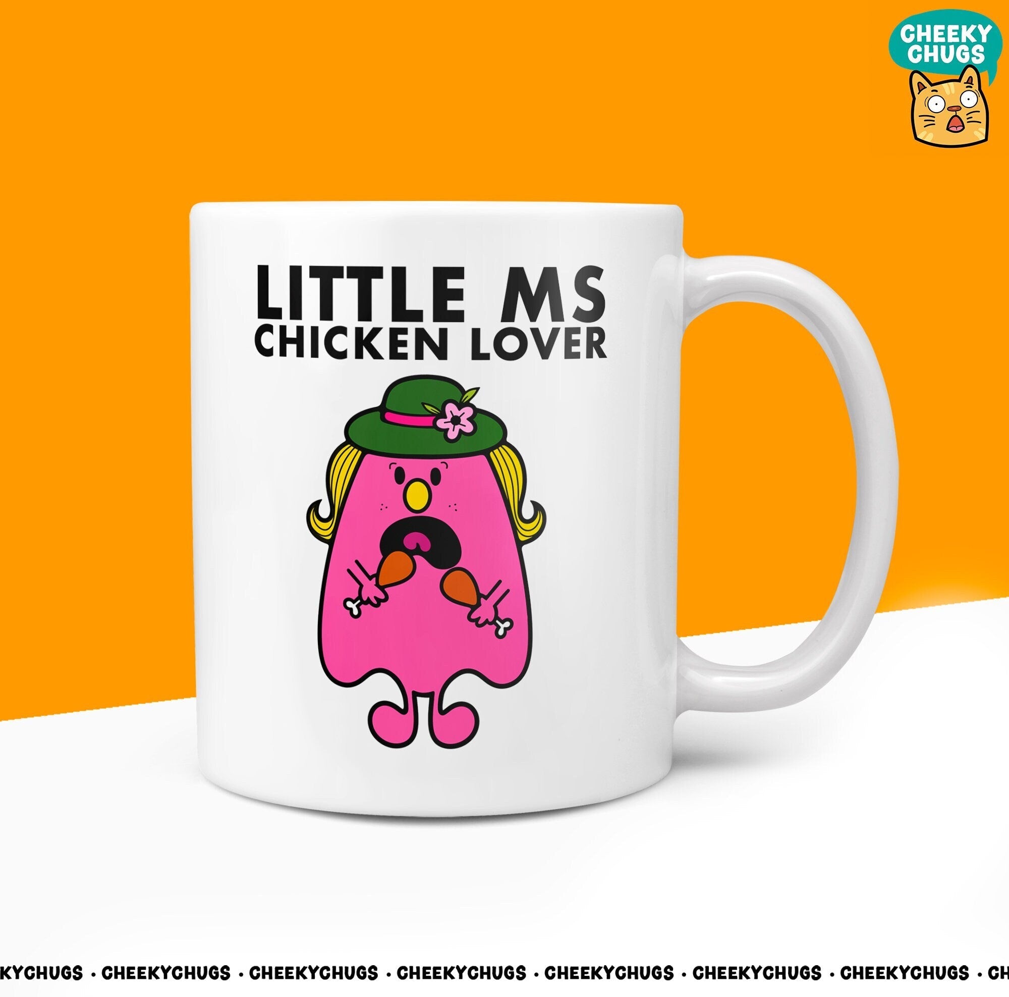 Novelty Little Ms CHICKEN LOVER Mug Funny Womens Miss Ladies Gift Secret Santa Present Unique Rude Ceramic Novelty Birthday Christmas 10oz - CheekyChugs