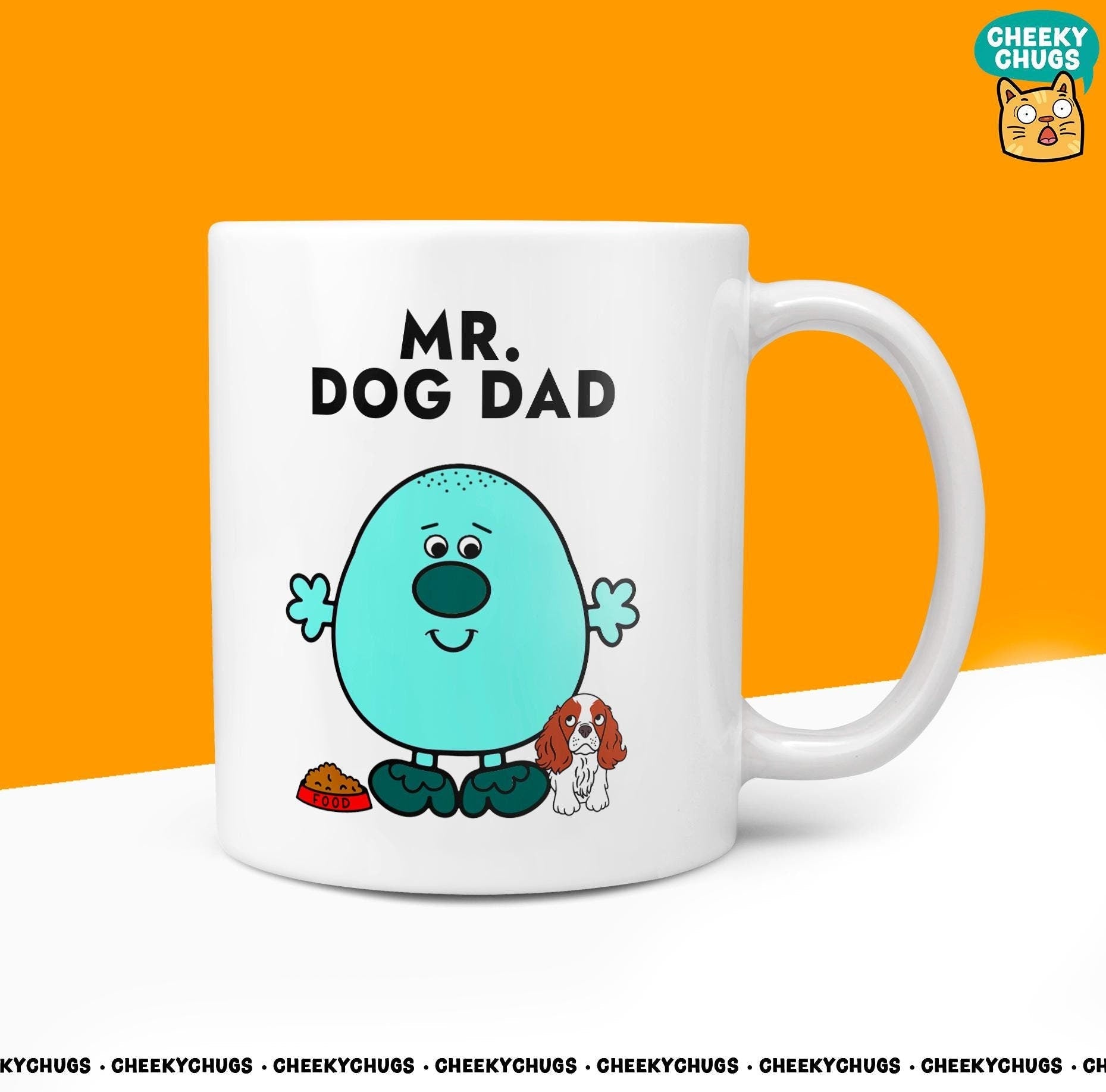 Novelty Little Ms DOG DAD 10oz Mug Funny Novelty Men Man Gifts Office Friend Family Present For Her Coffee Cup - CheekyChugs