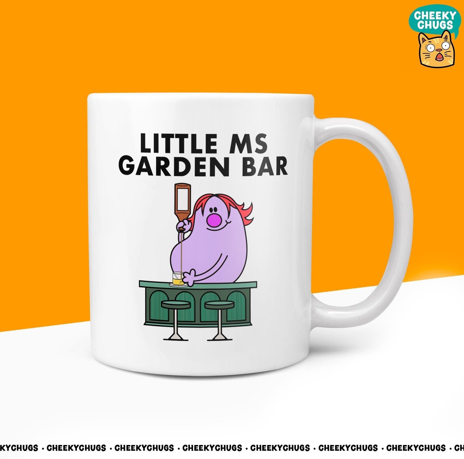 Novelty Little MS GARDEN BAR 10oz Coffee Mug - Funny Miss Female Cup For Christmas Birthday Gift Present Friend Coffee Mugs - CheekyChugs