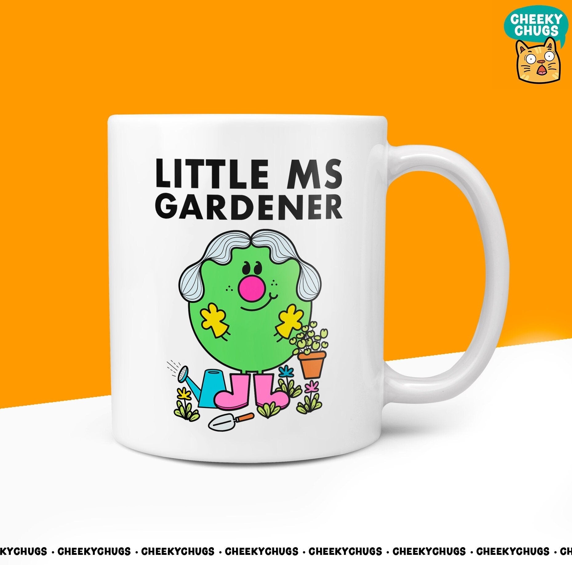 Novelty Little Ms GARDENER 10oz Mug Funny Novelty Miss Women Mom Mothers Day Birthday Christmas Gifts Family Present For Her Coffee Cup - CheekyChugs