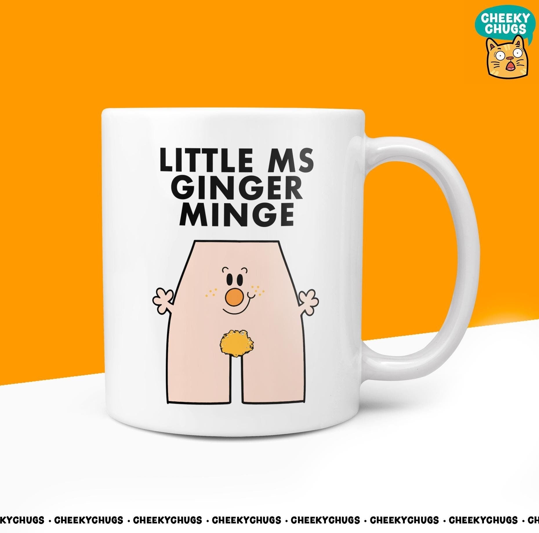 Novelty Little MS GINGER MINGE 10oz Coffee Mug - Funny Miss Female Cup For Christmas Birthday Gift Present Friend Coffee Mugs - CheekyChugs