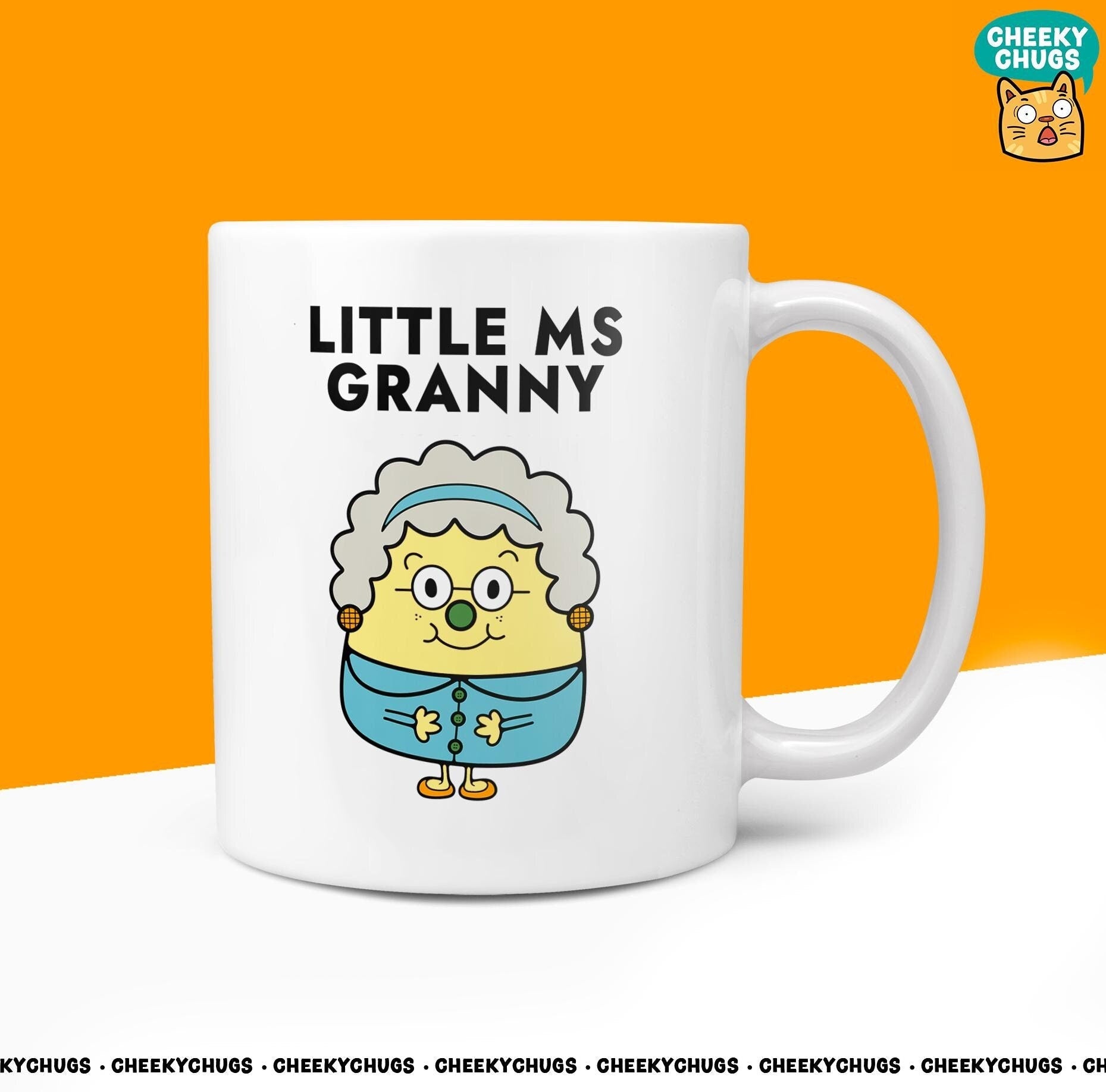 Novelty Little MS GRANNY Mug Funny Women's Miss Ladies Gift Secret Santa Present Unique Rude Ceramic Novelty Office Birthday Christmas 10oz - CheekyChugs