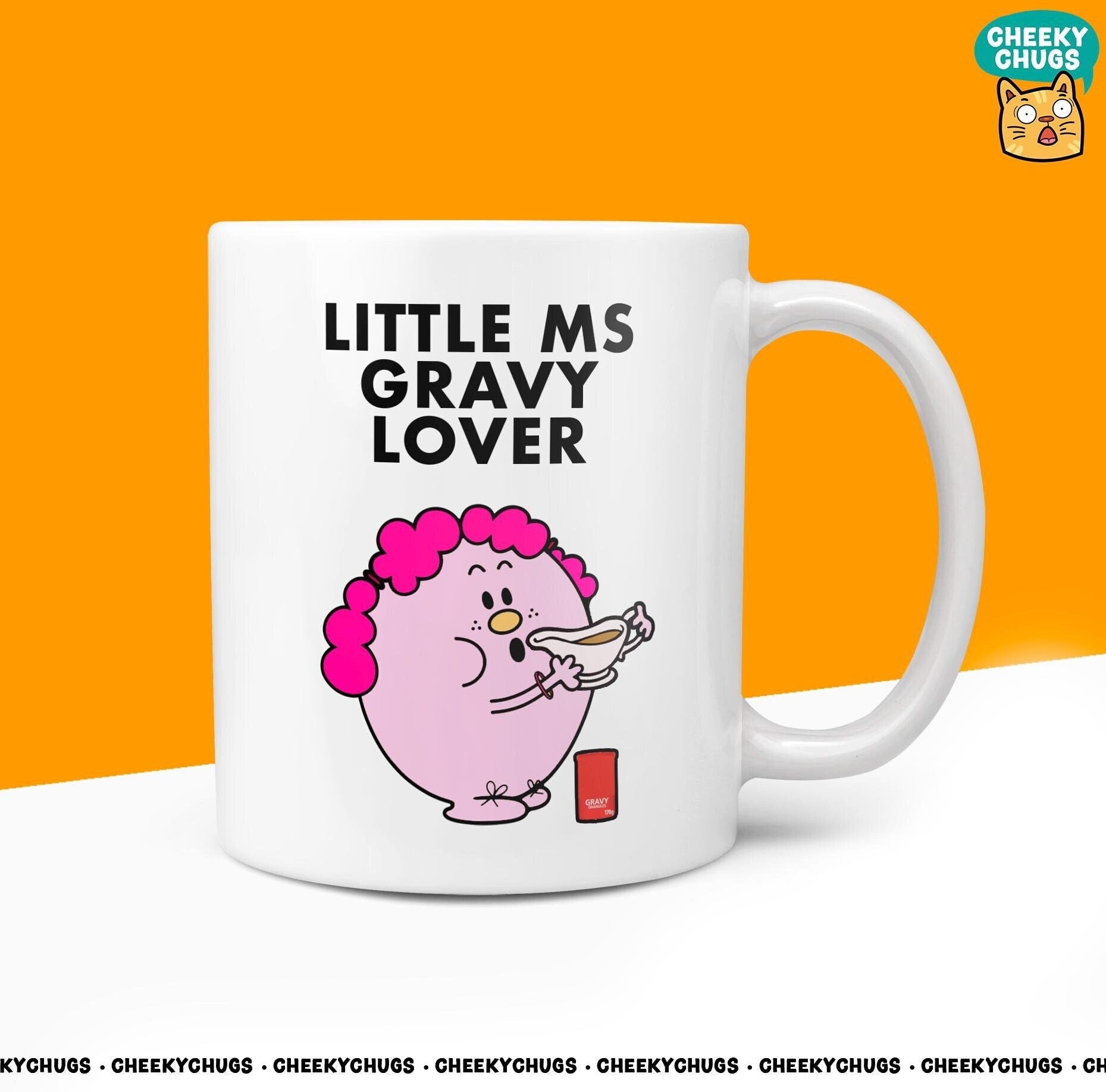 Novelty Little Ms GRAVY LOVER Mug Funny Women's Miss Ladies Gift Gravy Ideas Present Unique Northern Bisto Ideas 10oz Gifts Coffee Tea Mug - CheekyChugs