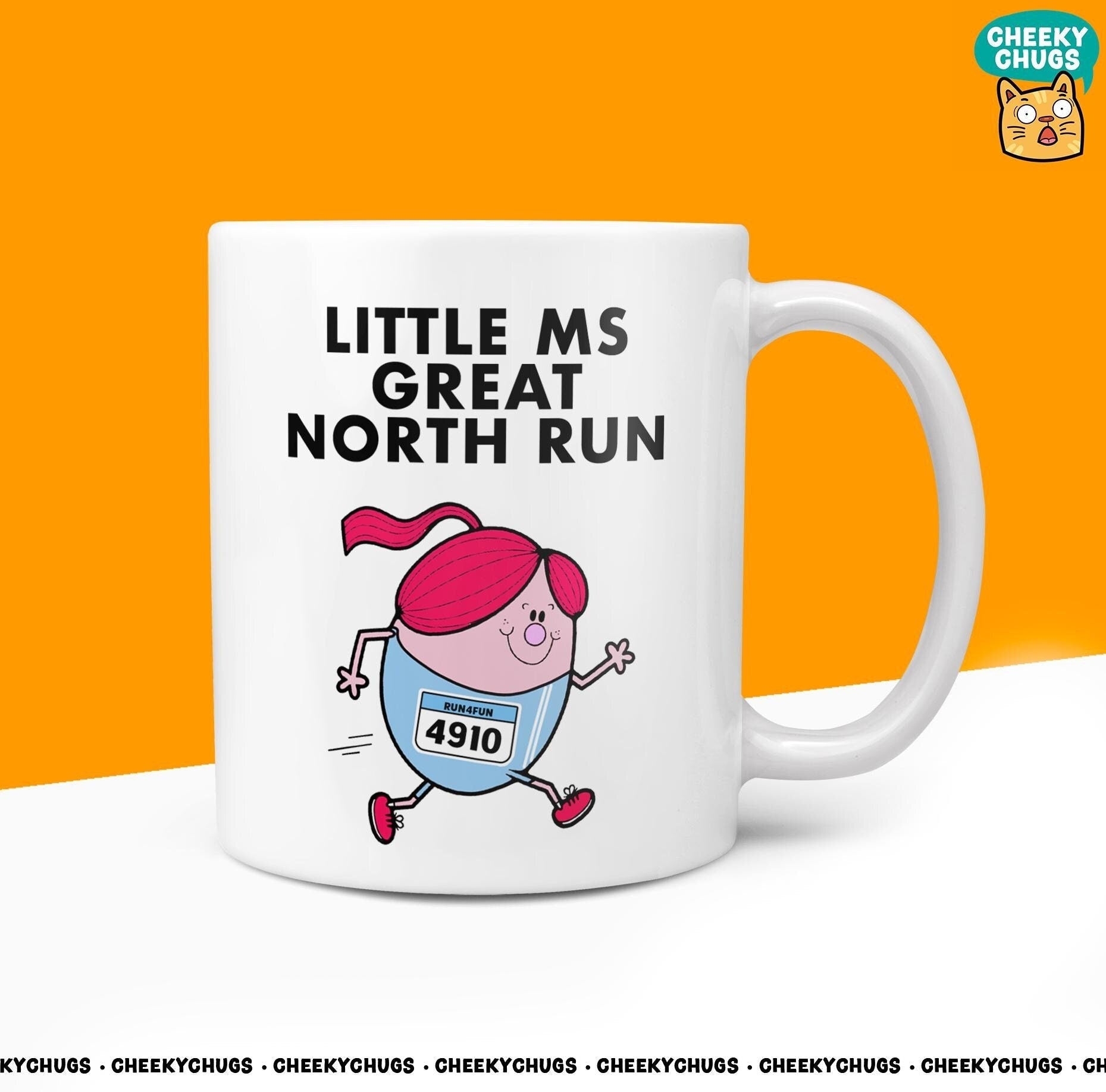 Novelty Little Ms GREAT NORTH RUN 10oz Coffee Mug - Funny Miss Female Cup For Christmas Birthday Gift Present Friend Coffee Mugs - CheekyChugs