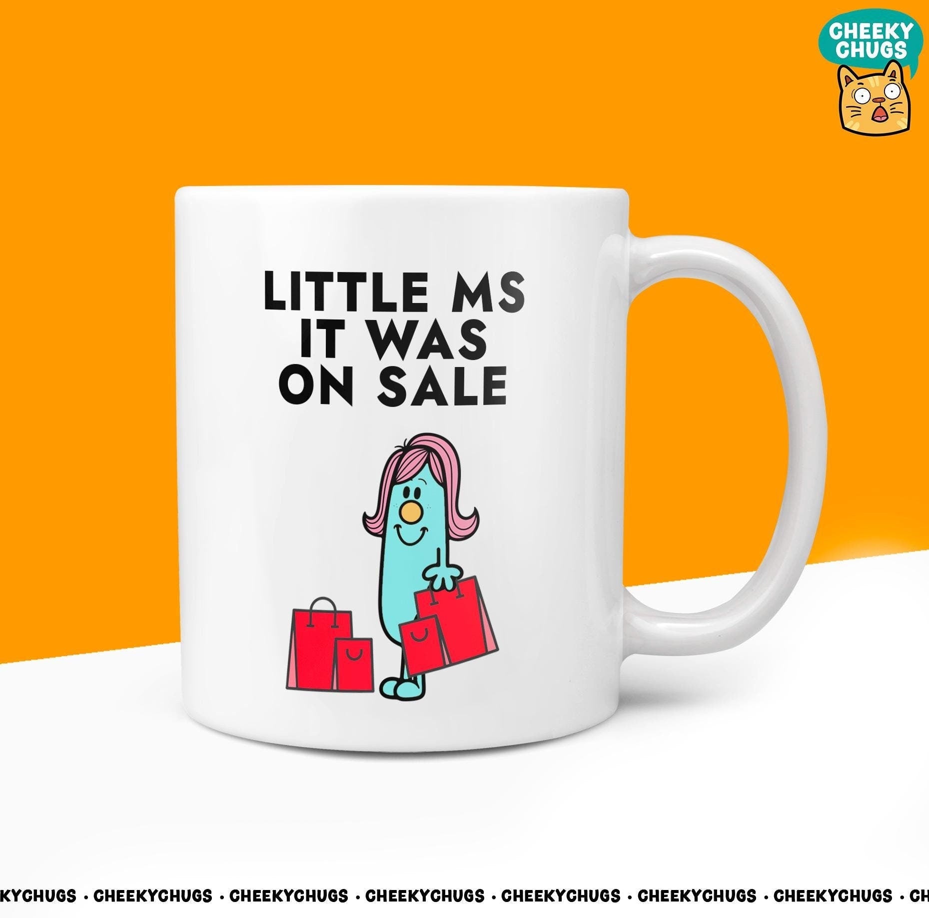 Novelty Little Ms It WAS ON SALE Mug Funny Women's Miss Her Gift Secret Santa Present Ceramic Novelty Parody Birthday Christmas Coffee Cup - CheekyChugs