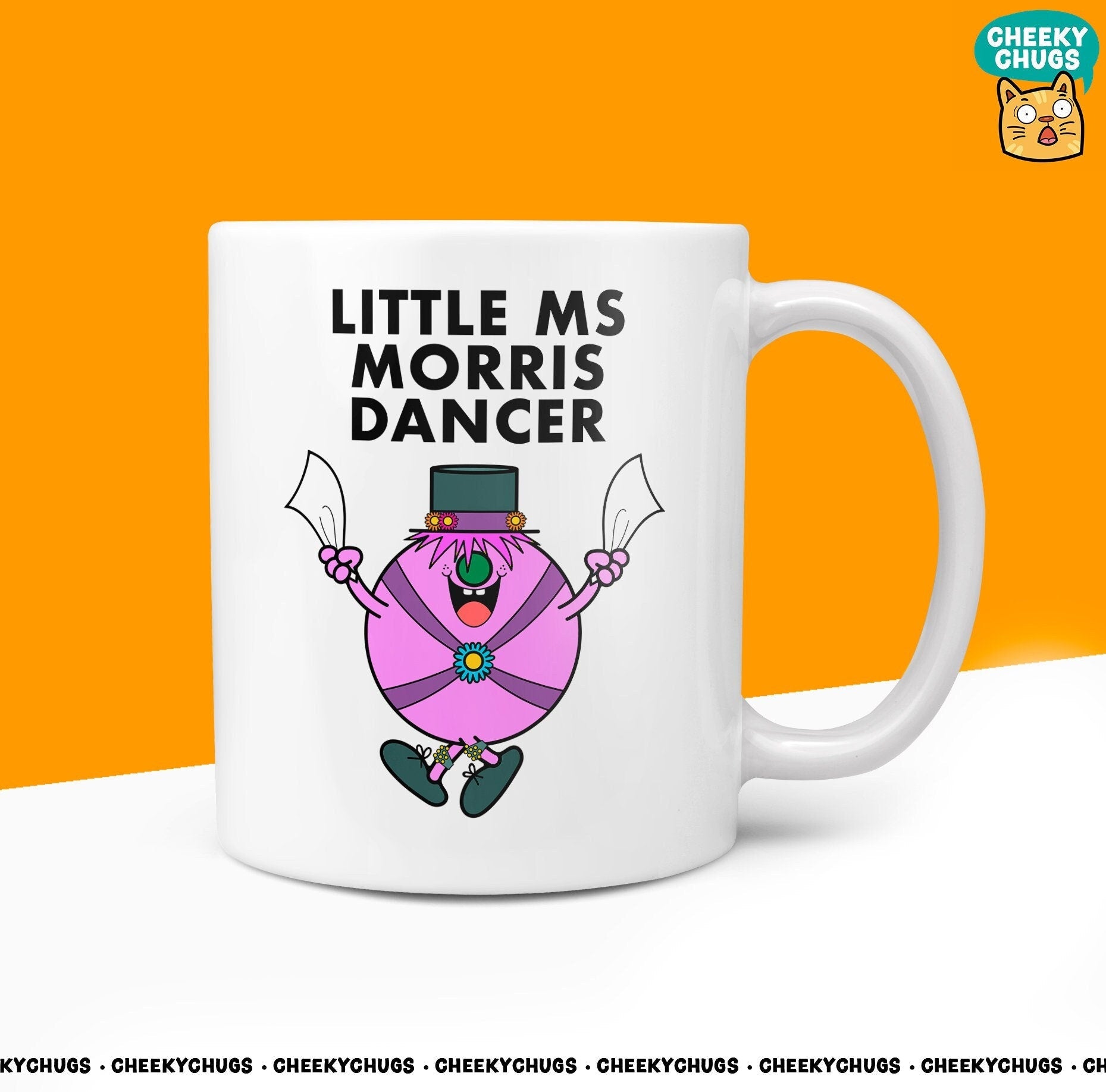 Novelty Little MS MORRIS DANCER 10oz Mug Funny Novelty Miss Women Dancing Music Folk Dance Birthday Christmas Gifts For Her Coffee Cup - CheekyChugs