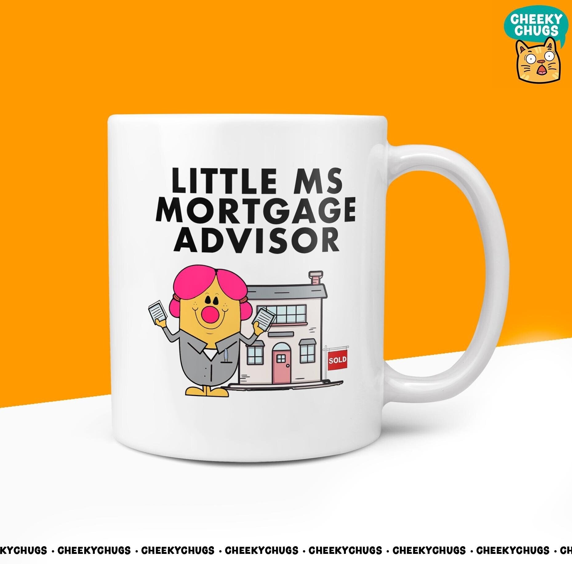 Novelty Little MS MORTGAGE ADVISOR 10oz Coffee Mug - Funny Miss Female Cup For Christmas Birthday Gift Present Friend Coffee Mugs - CheekyChugs