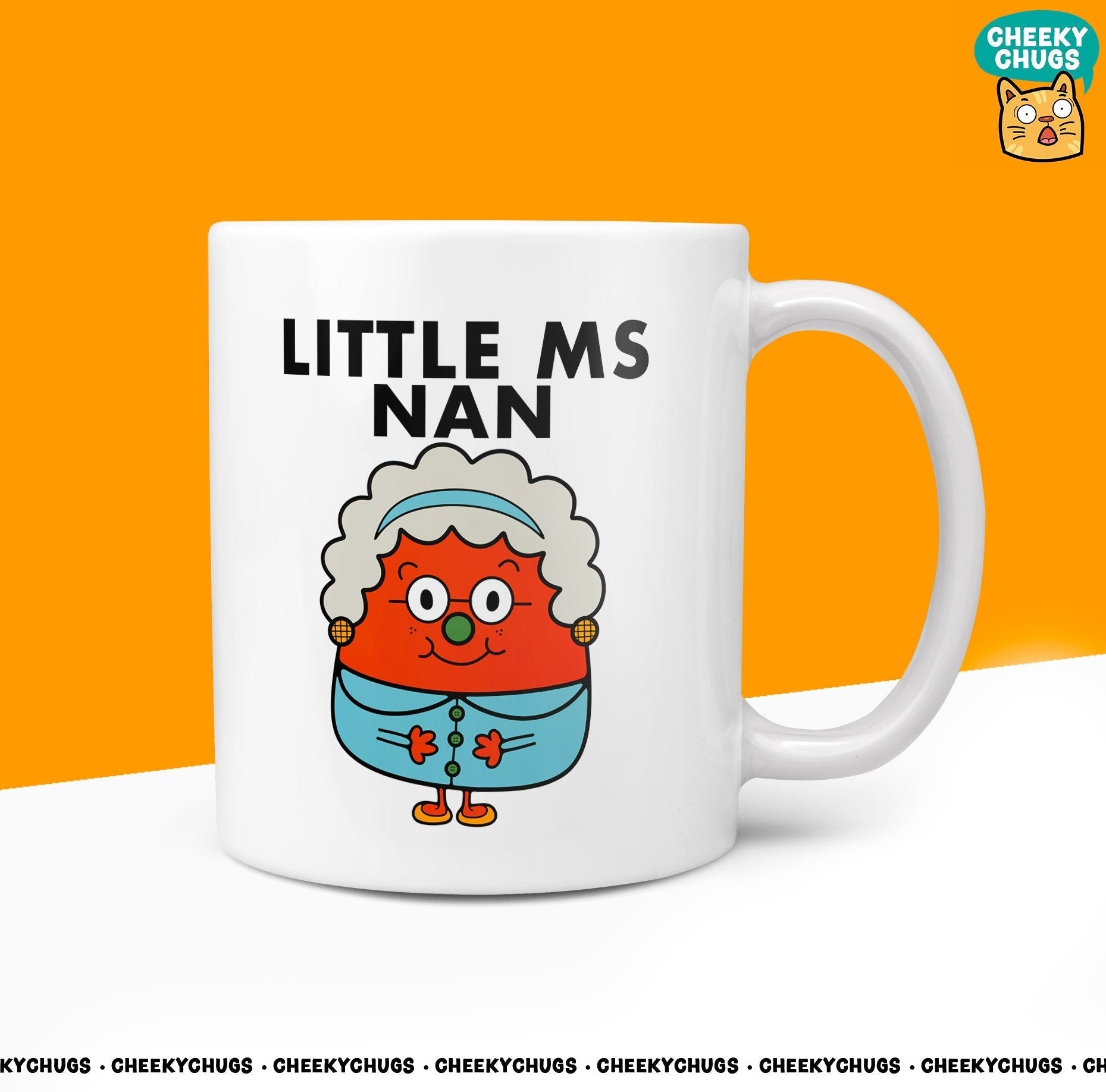 Novelty Little Ms NAN Mug Funny Women's Miss Ladies Gift Secret Santa Present Unique Rude Ceramic Novelty Office Birthday Christmas 10oz - CheekyChugs