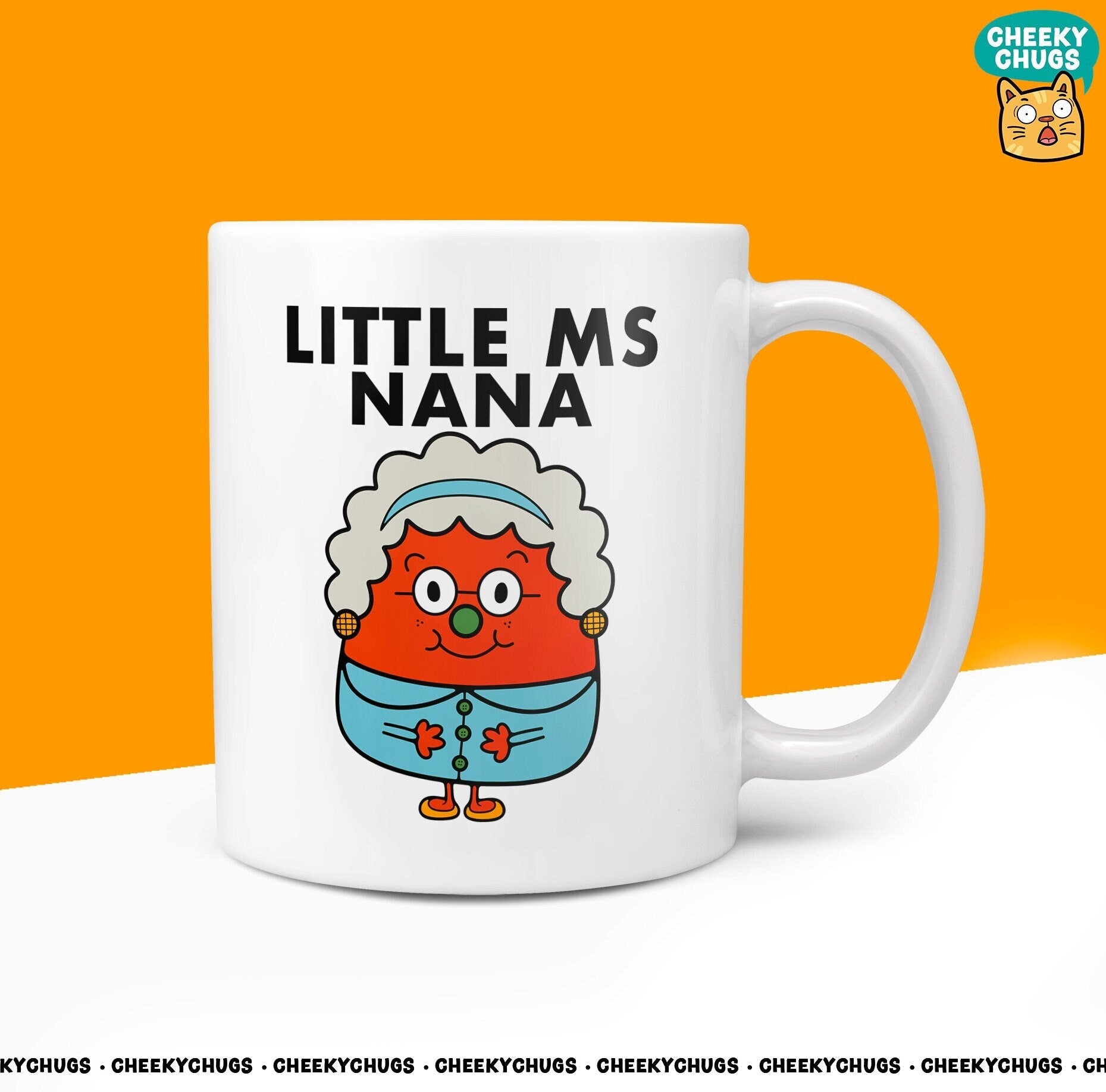 Novelty Little Ms NANA Mug Funny Women's Miss Ladies Gift Secret Santa Present Unique Rude Ceramic Novelty Office Birthday Christmas 10oz - CheekyChugs