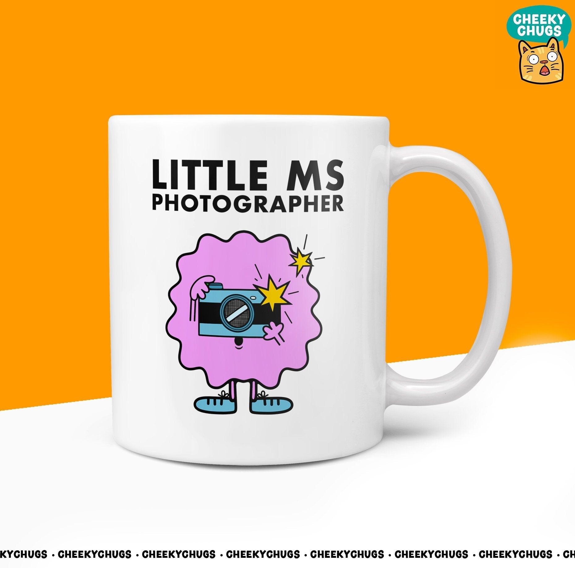 Novelty Little Ms PHOTOGRAPHER Mug Funny Womens Miss Ladies Gift Secret Santa Present Unique Rude Ceramic Novelty Birthday Christmas 10oz - CheekyChugs