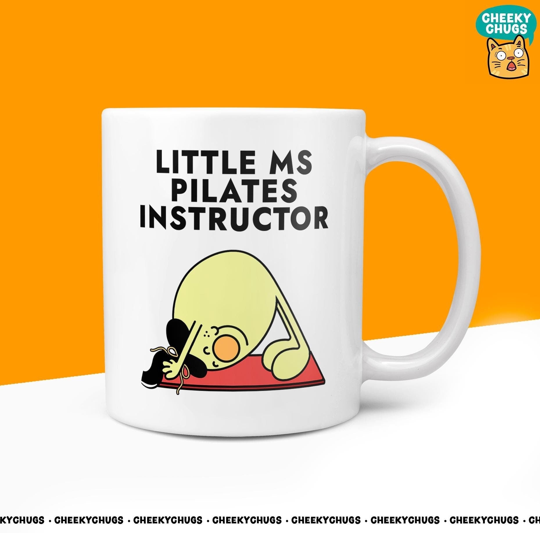 Novelty Little MS PILATES INSTRUCTOR Mug Funny Miss Women Gift Secret Santa Present Ceramic Novelty Office Birthday Christmas 10oz Tea Cup - CheekyChugs