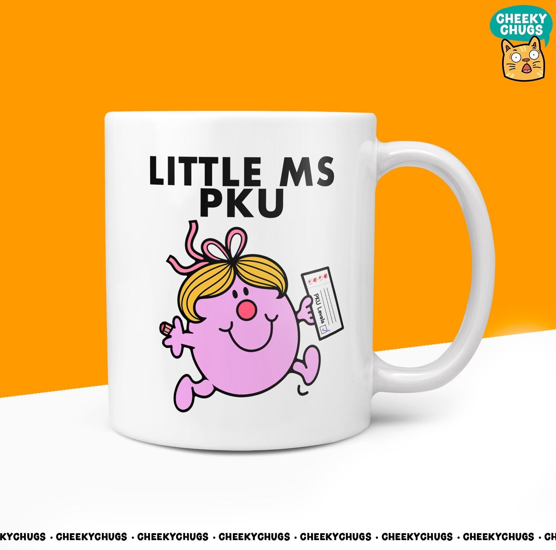 Novelty LITTLE MS PKU Mug Funny Women's Miss Female Her Gift Secret Santa Present Ceramic Novelty Birthday Christmas 10oz Coffee Cup - CheekyChugs