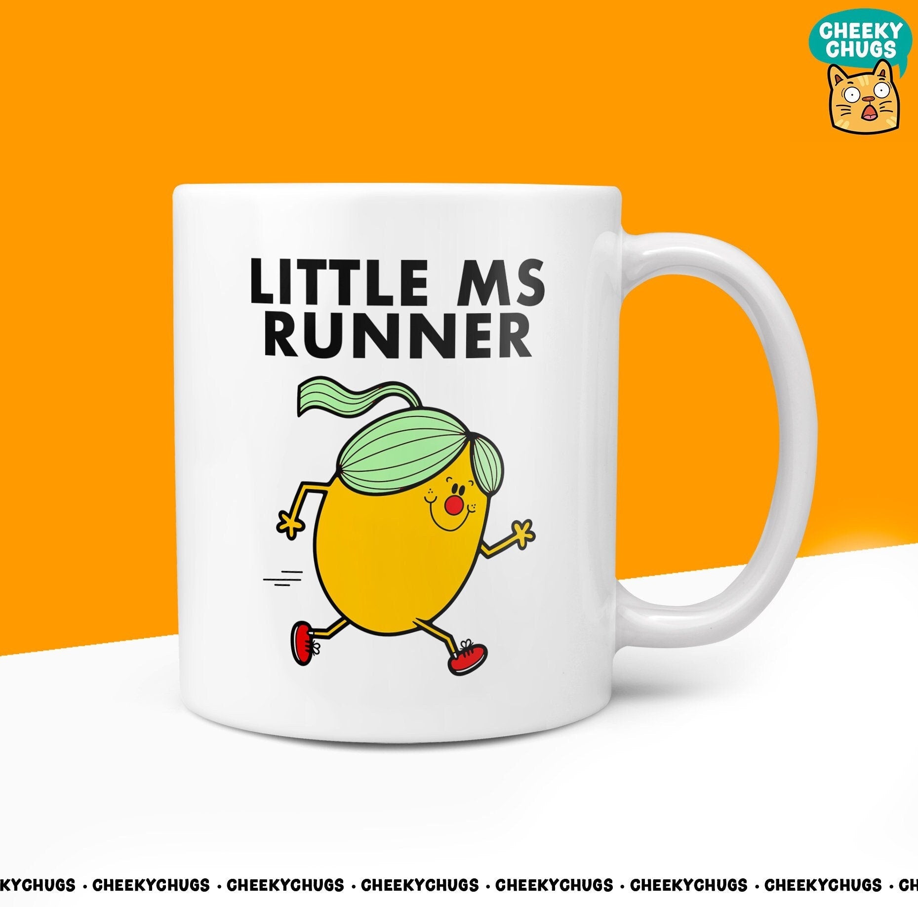 Novelty Little MS RUNNER Mug Funny Women's Miss Ladies Gift Secret Santa Present Unique Rude Ceramic Novelty Birthday Christmas 10oz - CheekyChugs