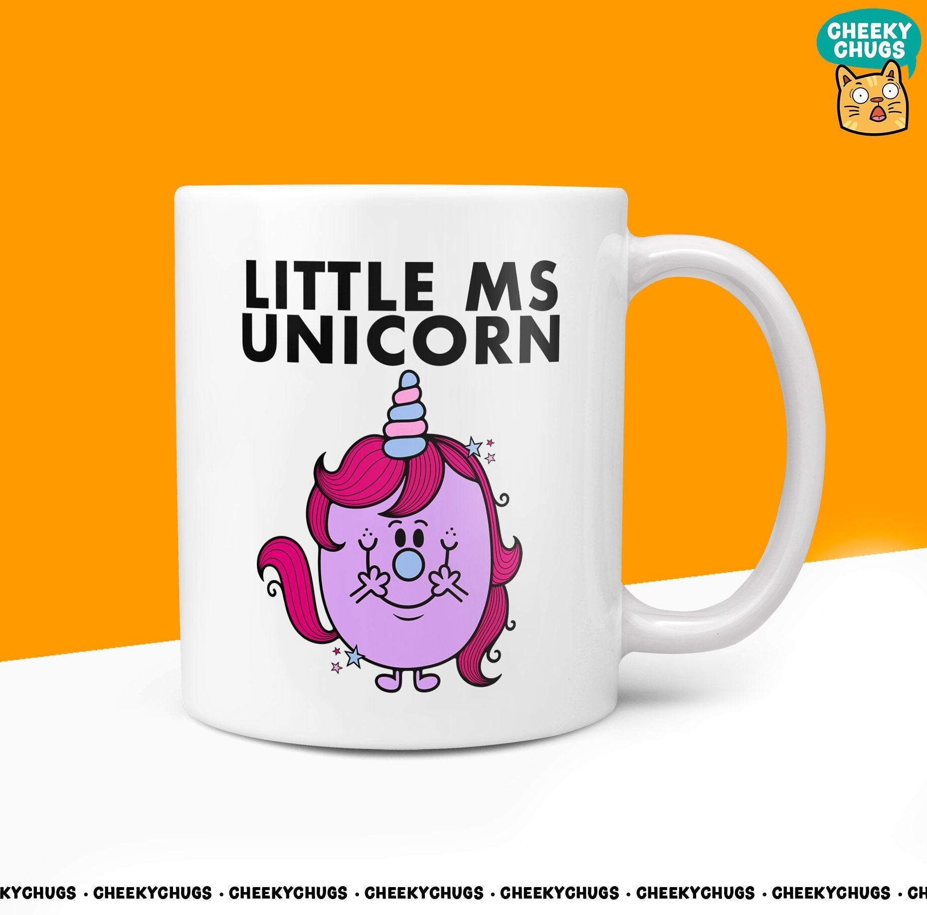 Novelty Little Ms UNICORN Mug Funny Women's Miss Ladies Gift Secret Santa Present Unique Rude Ceramic Novelty Birthday Christmas 10oz - CheekyChugs