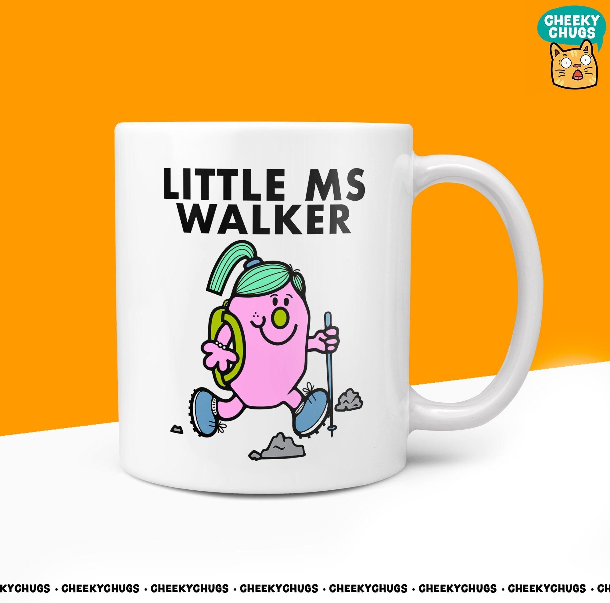 Novelty Little Ms WALKER Mug Funny Womens Miss Ladies Gift Secret Santa Present Unique Rude Ceramic Novelty Office Birthday Christmas 10oz - CheekyChugs
