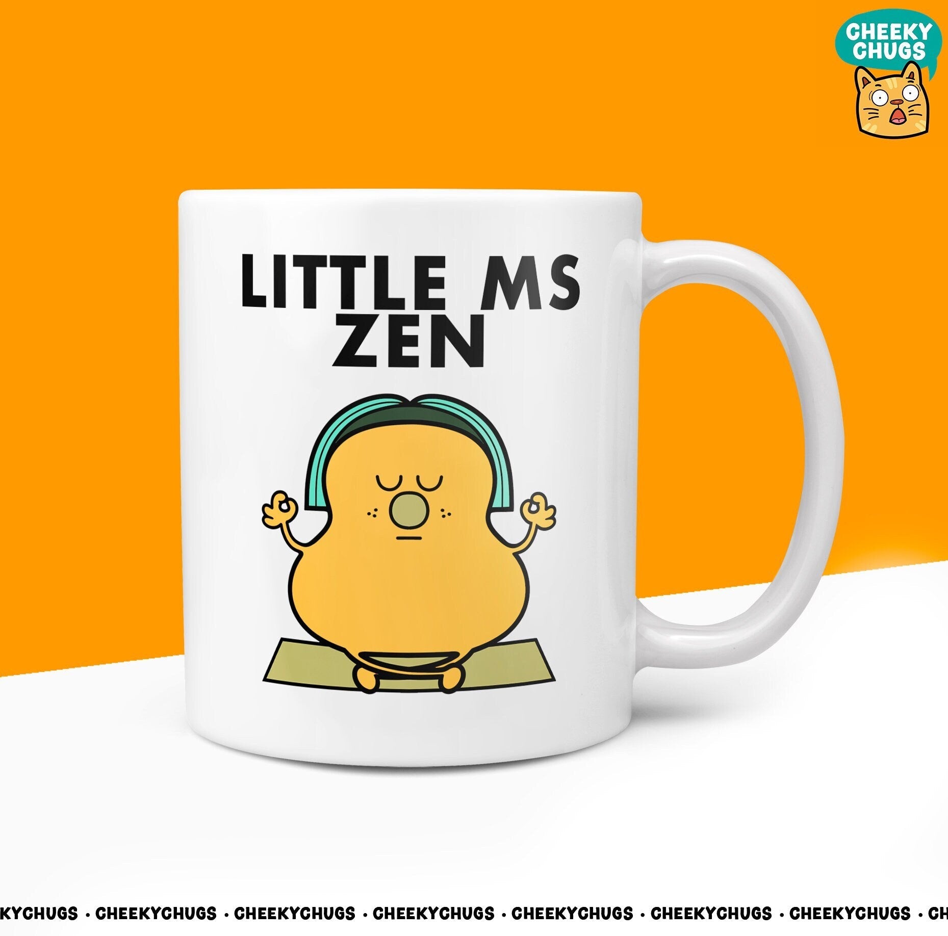 Novelty Little Ms ZEN Mug Funny Men Miss Her Gift Secret Santa Present Unique Ceramic Novelty Office Birthday Christmas 10oz Coffee Cup - CheekyChugs