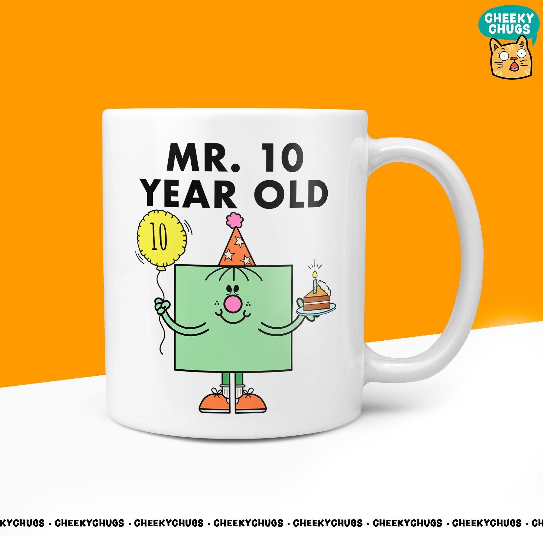 Novelty MR 10 YEAR OLD Mug Funny Mens Men Man Him Gift Secret Santa Present Unique Rude Ceramic Novelty 10th Birthday Ideas Christmas 10oz - CheekyChugs