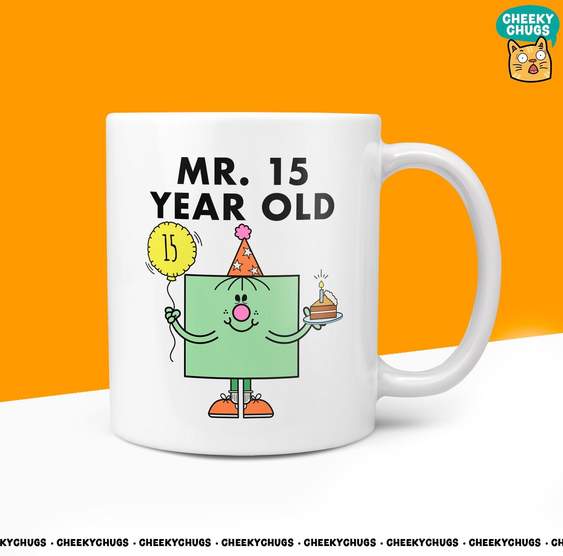 Novelty MR 15 YEAR OLD Mug Funny Mens Men Man Him Gift Secret Santa Present Unique Rude Ceramic Novelty 15th Birthday Ideas Christmas 10oz - CheekyChugs