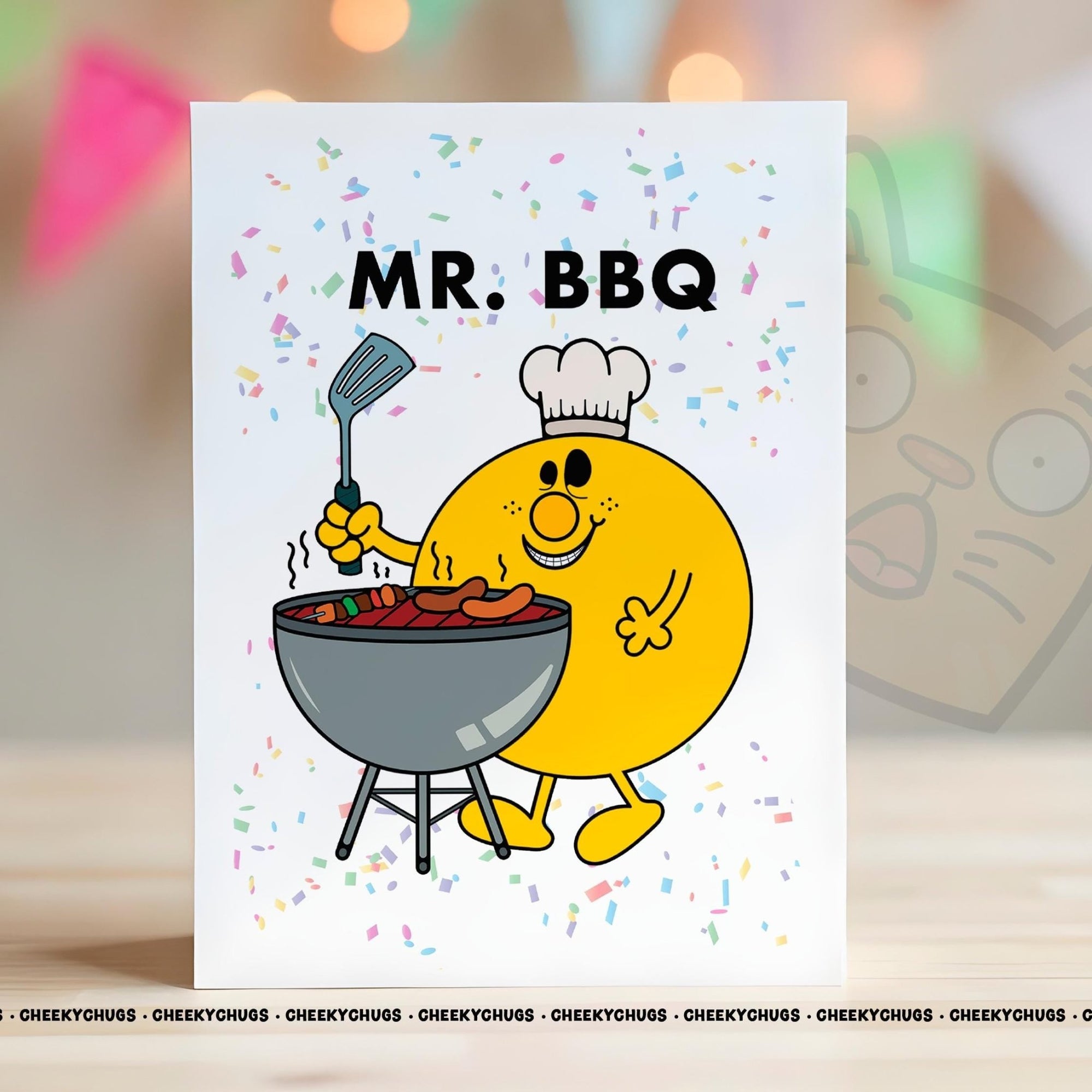 Novelty MR BBQ Greeting Card For Him Men 21st 30th 40th 50th 60th Friend Family Dad Birthday Christmas Card - CHUGS - 055 - CheekyChugs