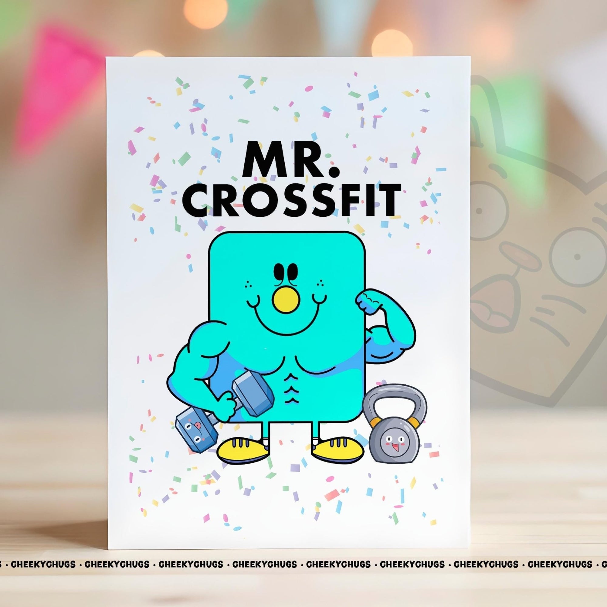 Novelty Mr CROSSFIT Greeting Card For Him Men Friend Family Gym Crossfit Team Man Workout Birthday Fitness - CRD - CHUGS - 049 - CheekyChugs