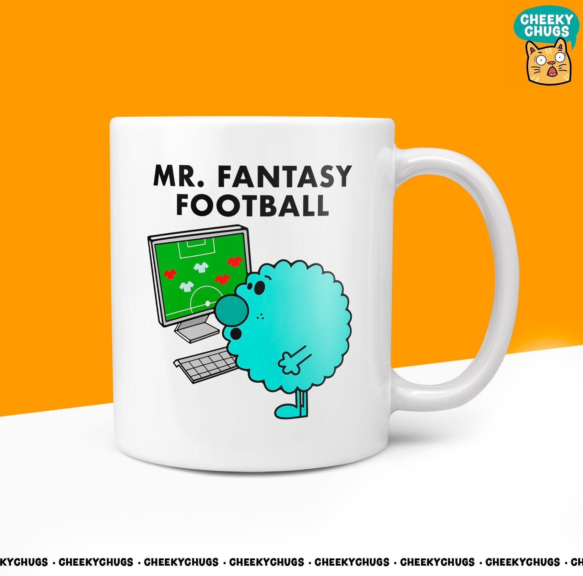 Novelty MR FANTASY FOOTBALL 10oz Coffee Mug - Funny Men Male Cup For Fpl Premier League Man Christmas Birthday Friend Office Coffee Mug - CheekyChugs